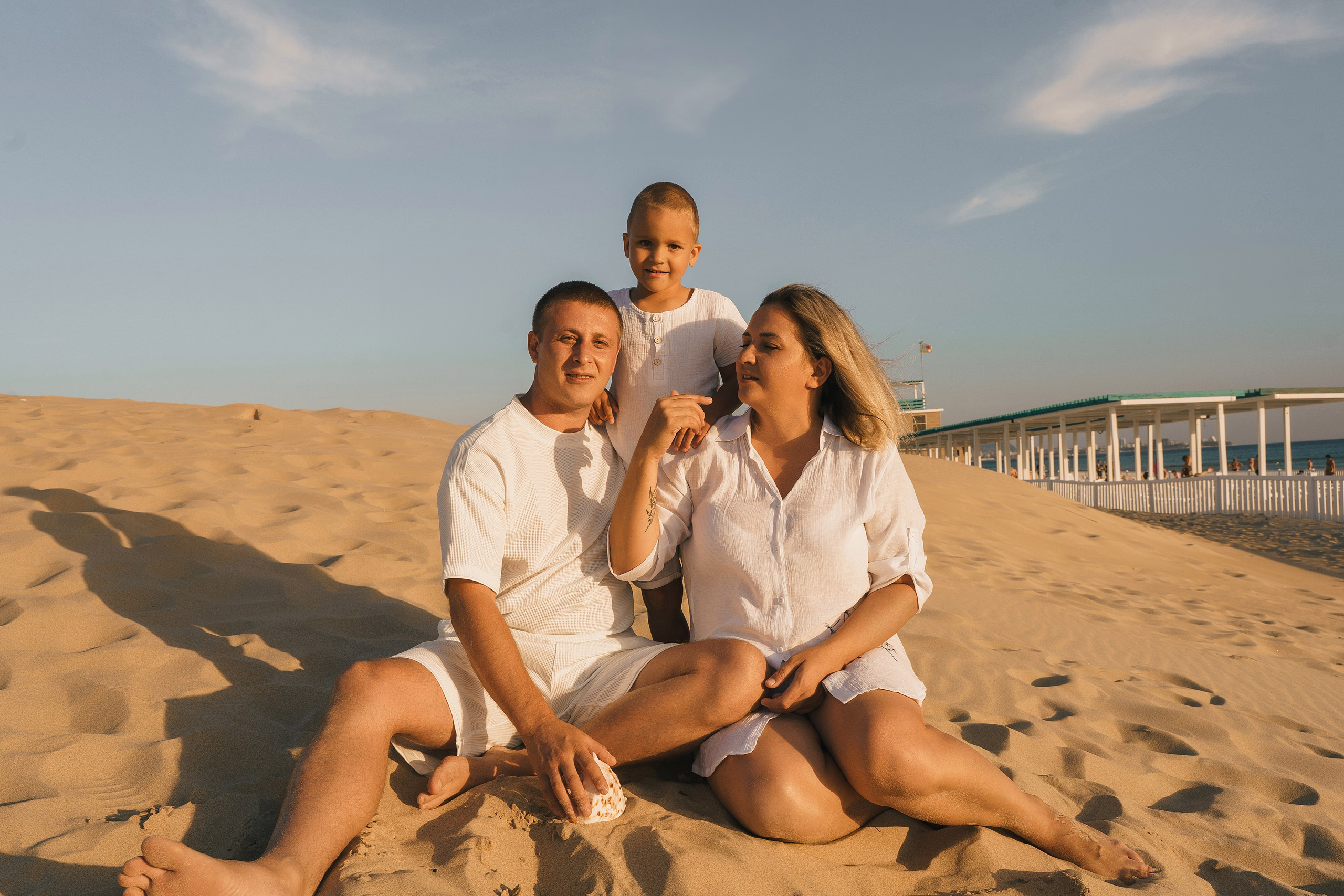 Мария, Дмитрий и Илюша. Татьяна Тагель