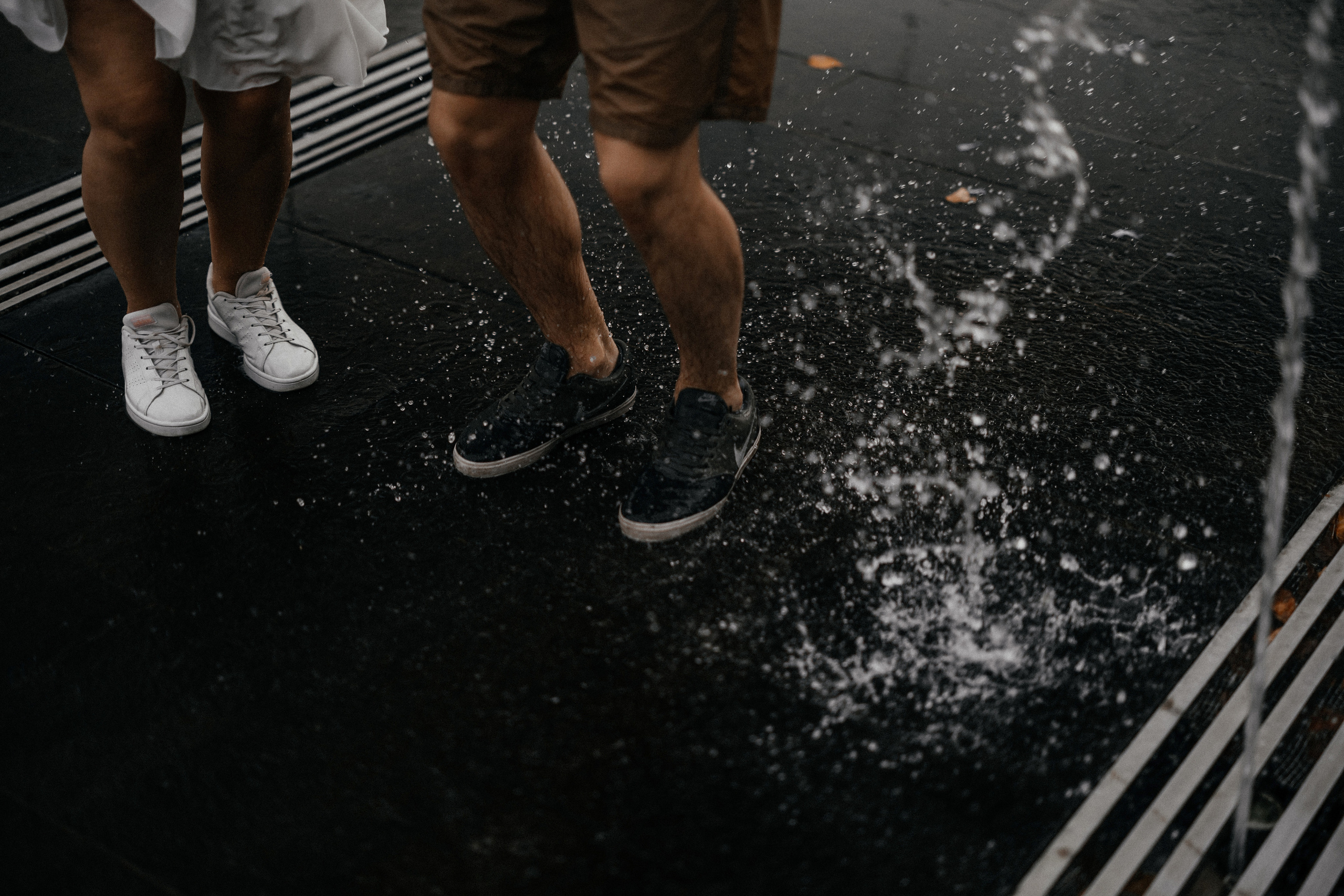 Лав стори в фонтане ♥. Свадебный фотограф в Москве