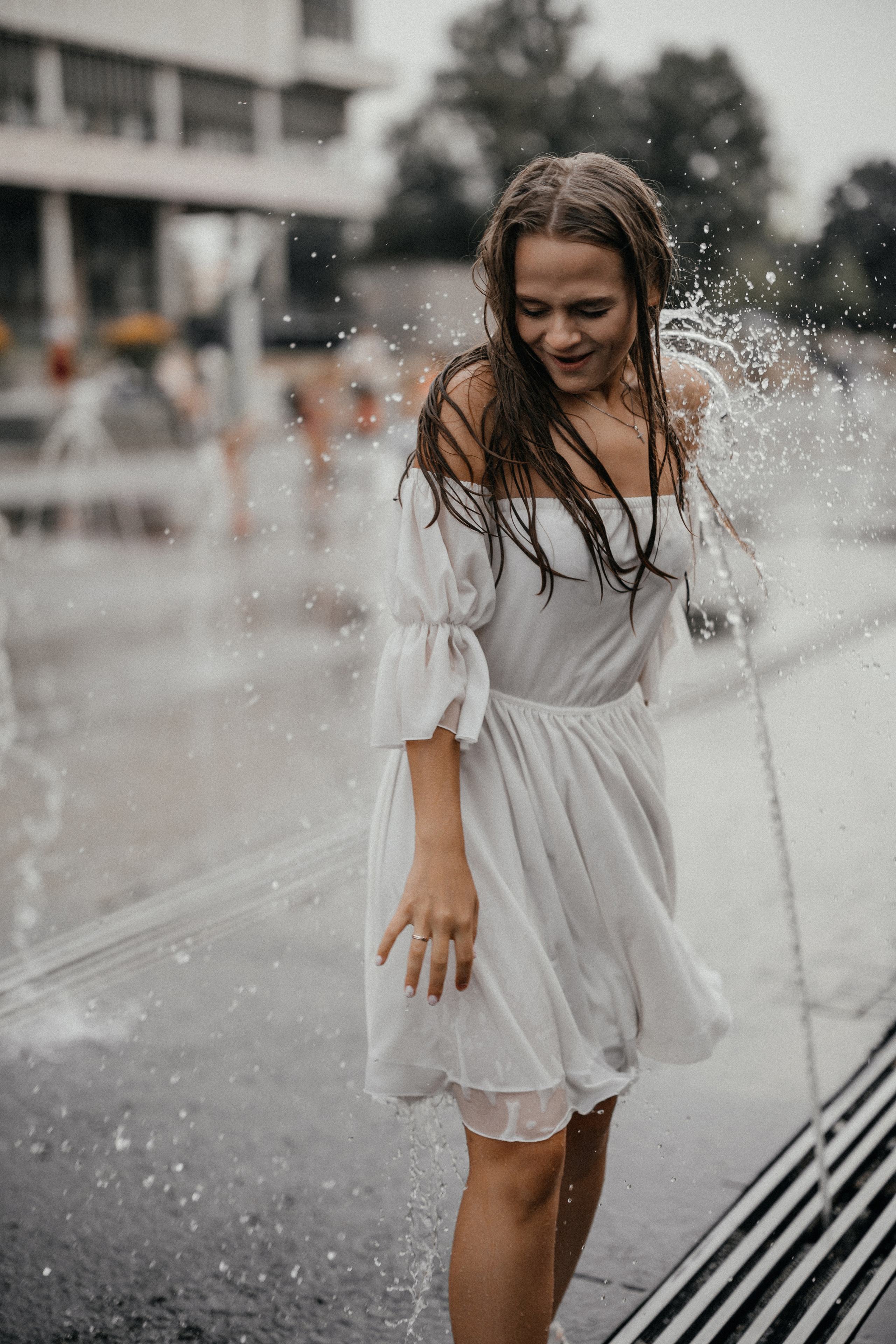 Лав стори в фонтане ♥. Свадебный фотограф в Москве