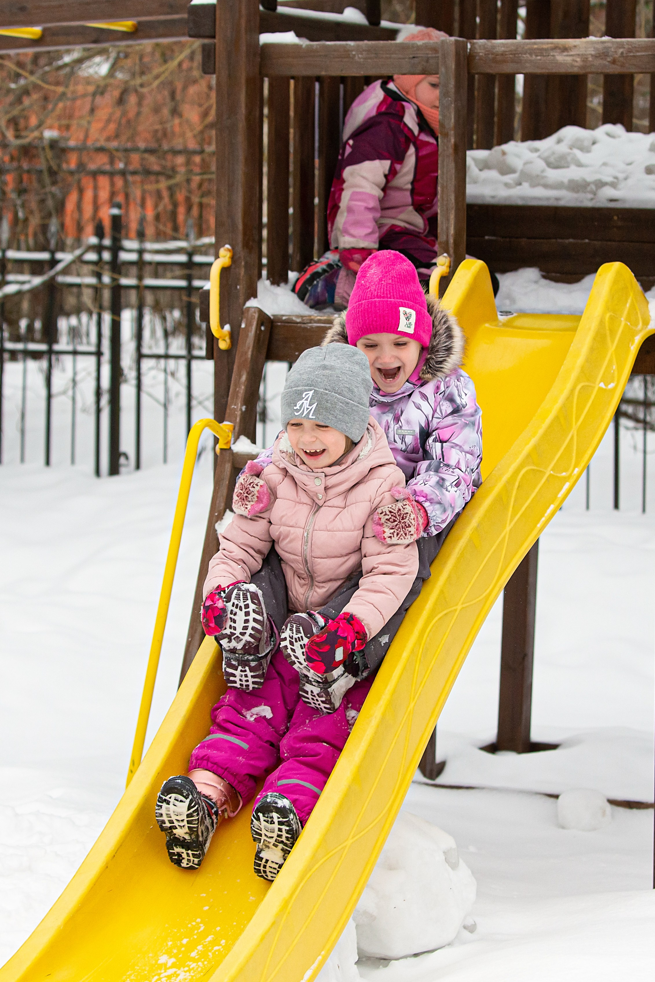Зима в детском саду. Свадебный, семейный, детский фотограф в Санкт-Петербурге