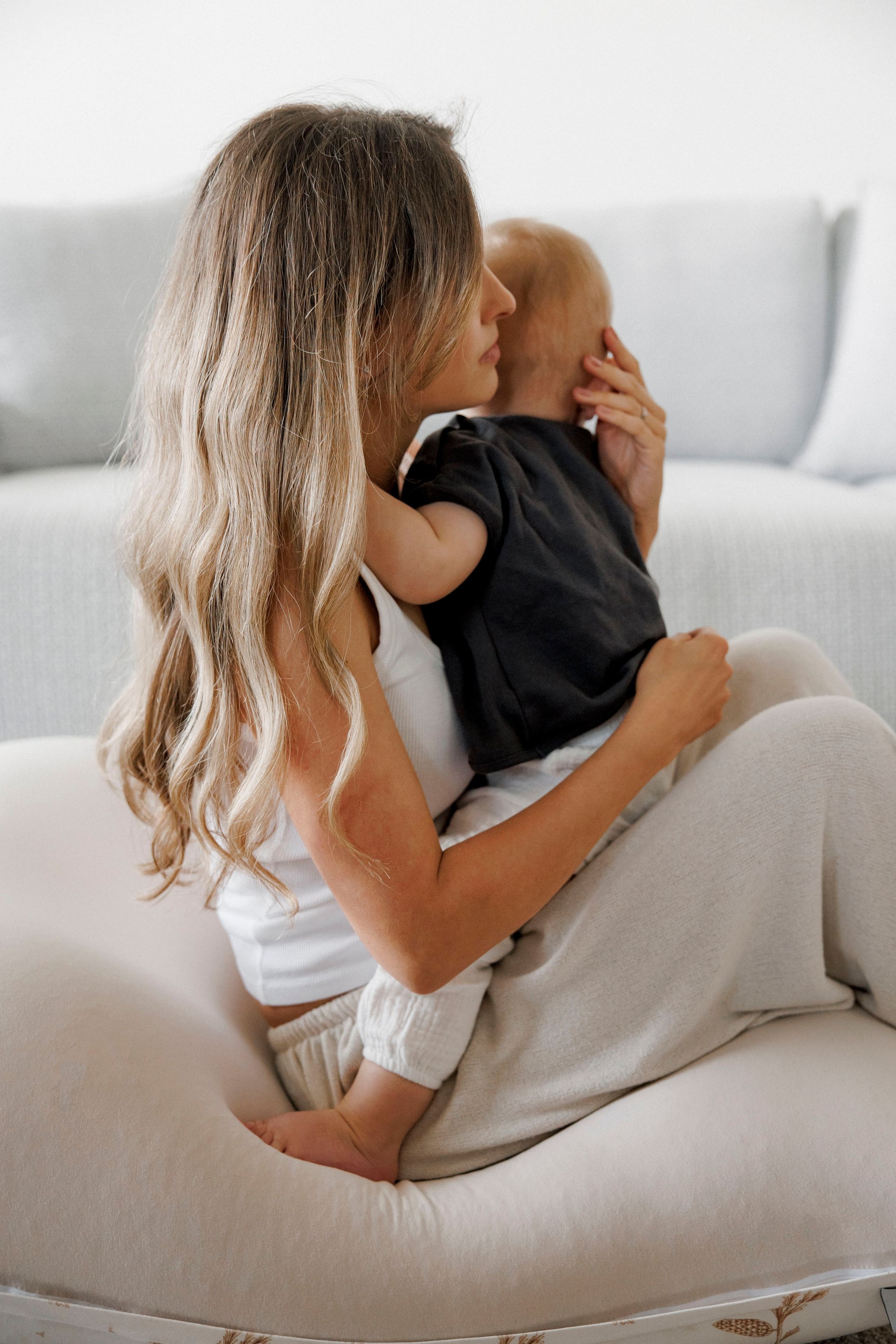 One year old at home. Wedding and family photographer