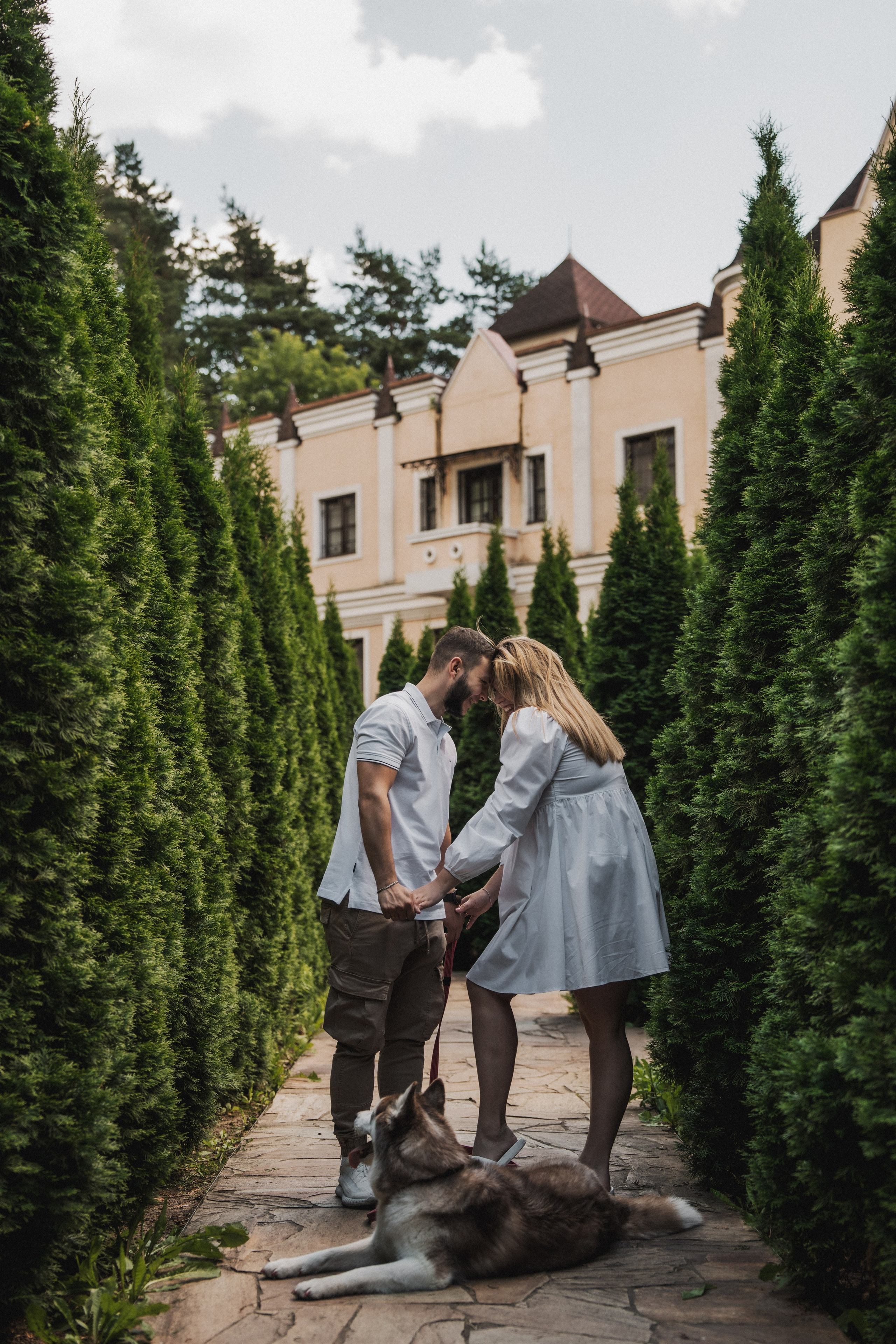 Дарья ♡ Максим ✧ Чоки — История любви, когда в семье есть хаски. Свадебный и портретный фотограф в Москве, Светлана Янковая