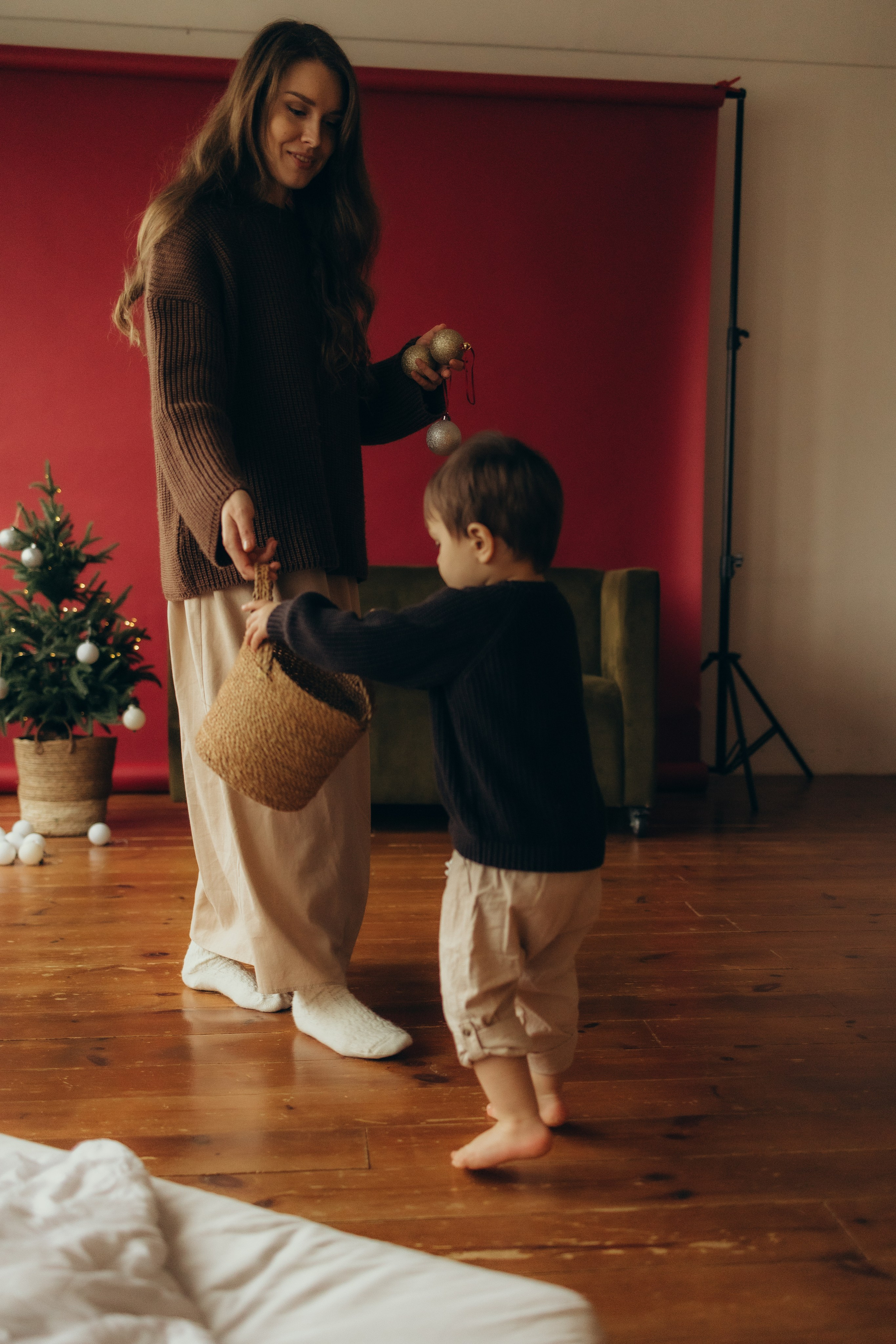 Семейная новогодняя фотосессия. Семейный фотограф в Москве Бунина Маргарита