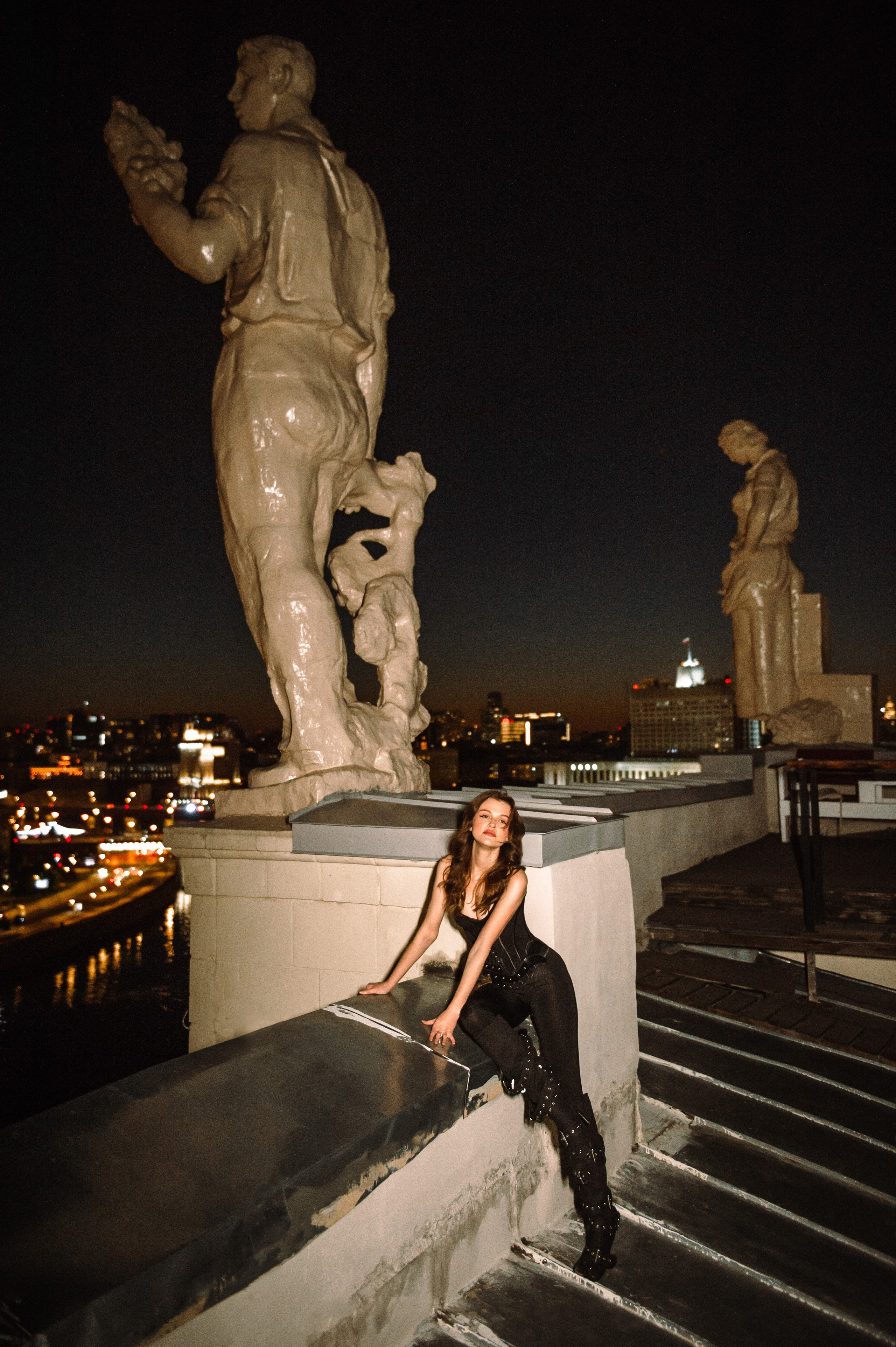 Фотосессия на крыше (Москва). Тучина Дарья фотограф