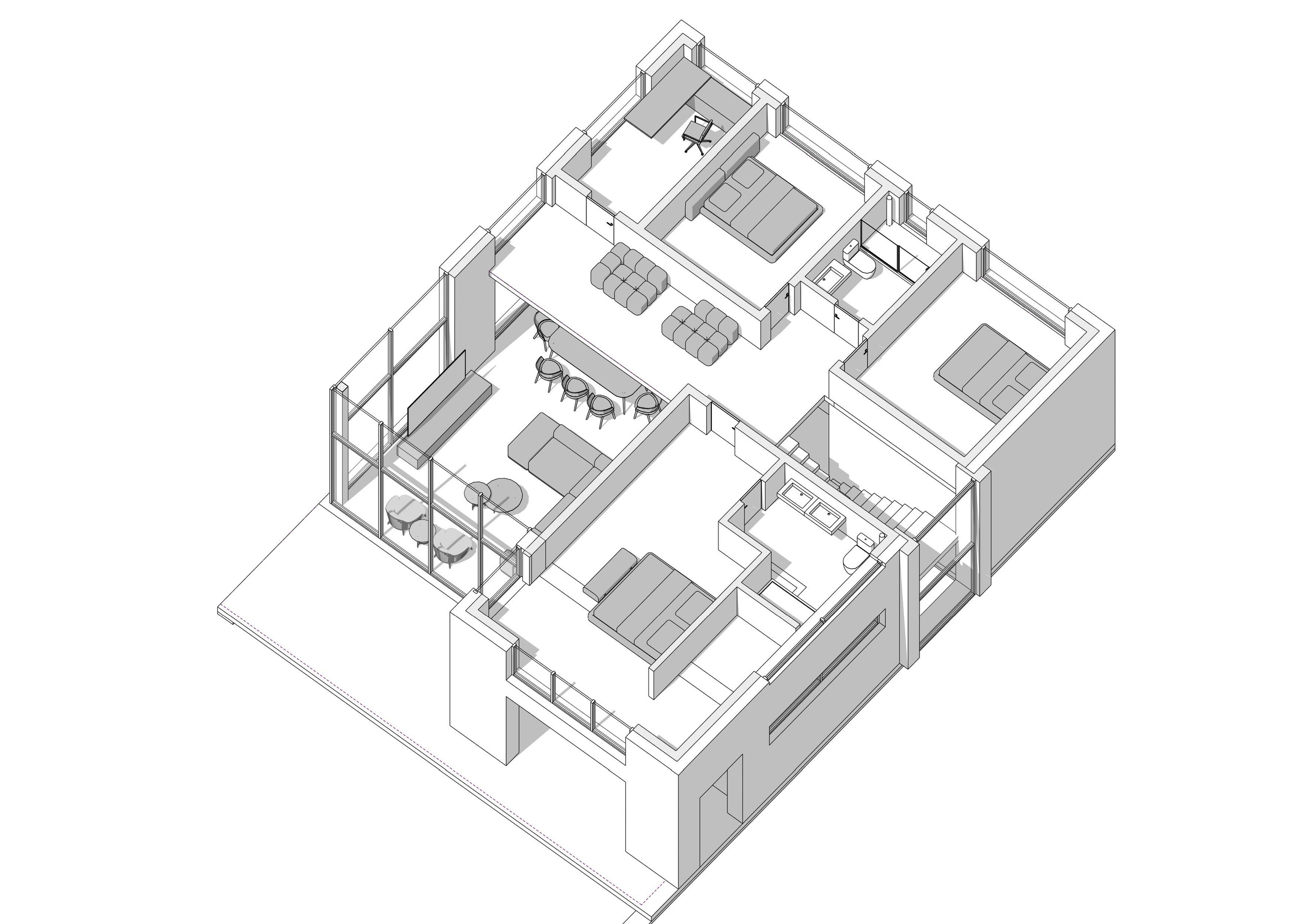 Загородный дом Сикачи-Алян. Архитектурно-дизайнерское бюро ROOMS