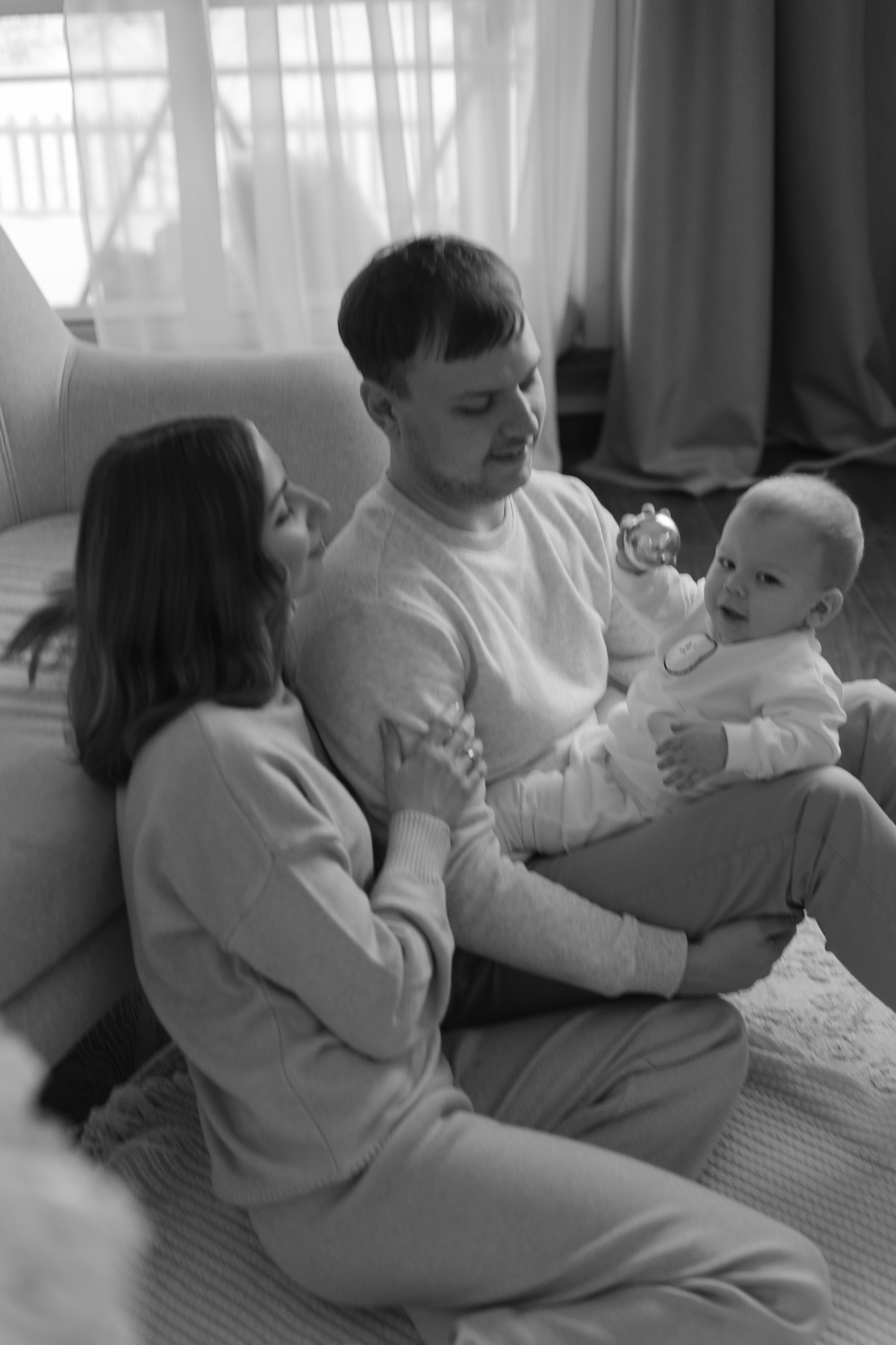 Семейная фотосессия «студия». Свадебный фотограф