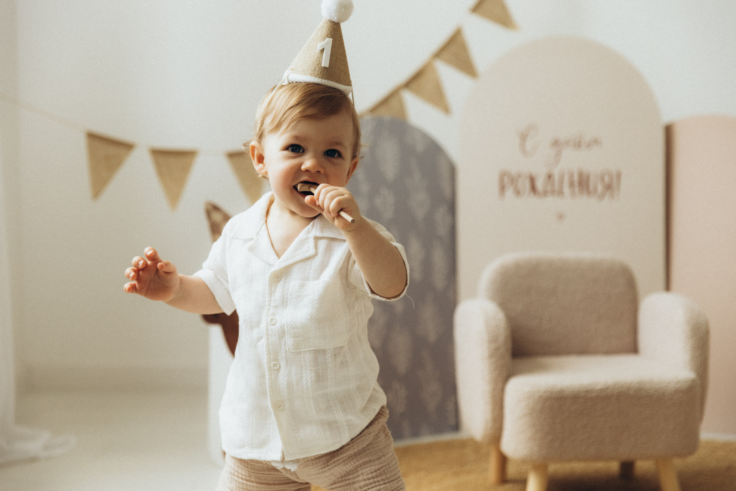 Годик в кругу семьи. Фотограф на крещение в Рязани. Семейный фотограф