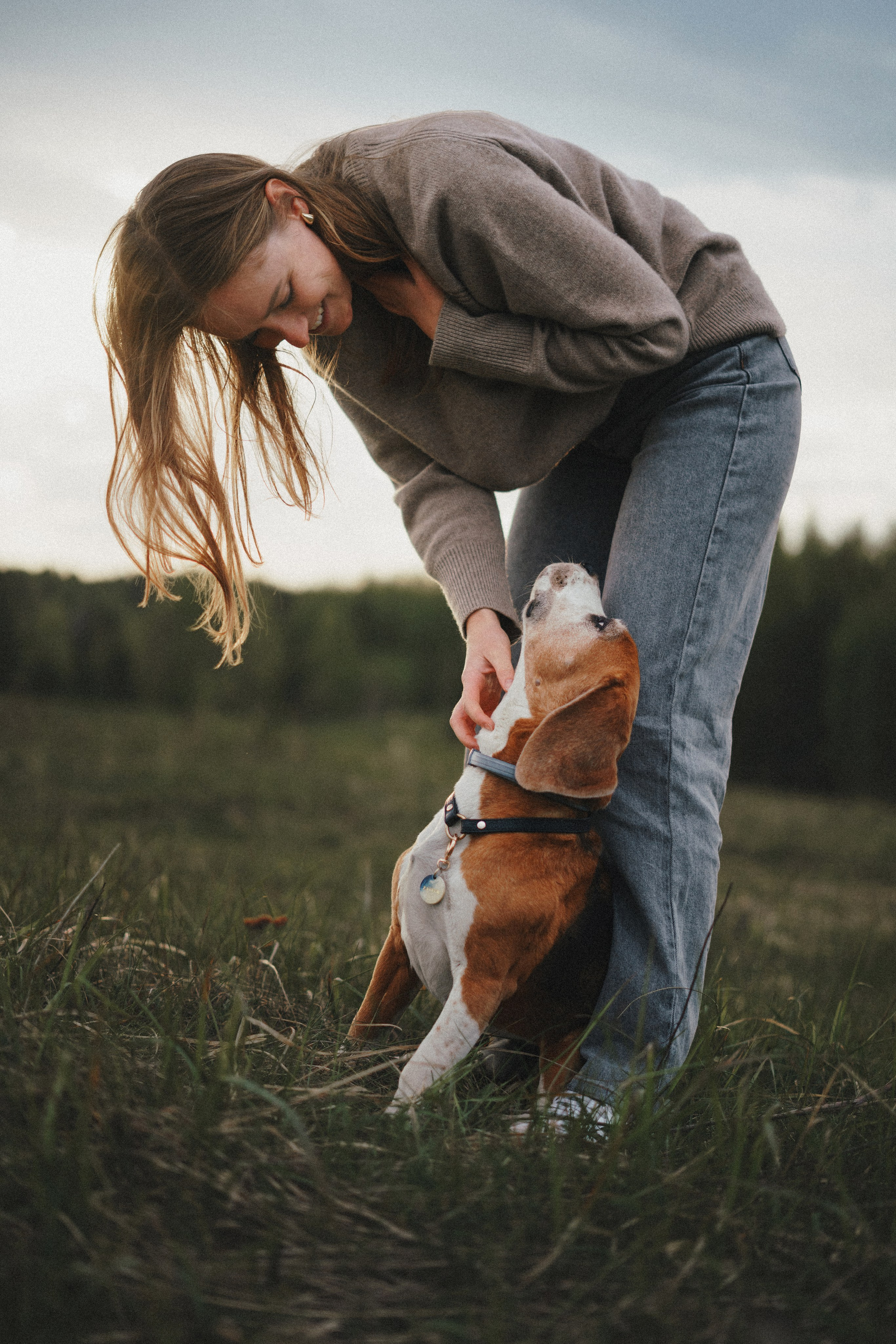Юля и Зайфер. Фотограф анималист Осипчикова Мария