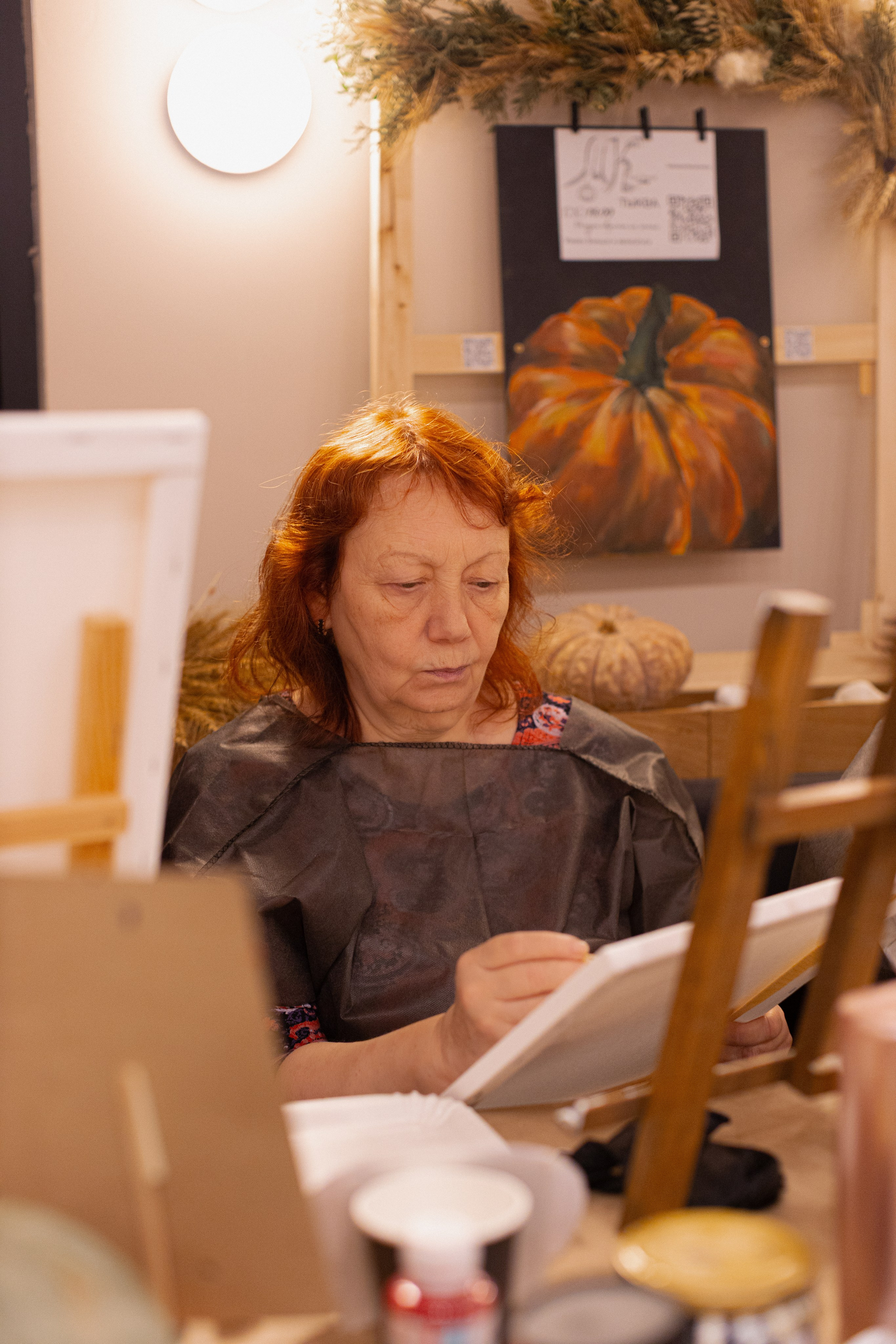 МК Тыква в кафе Здрасте. Анастасия Ракчеева Художник