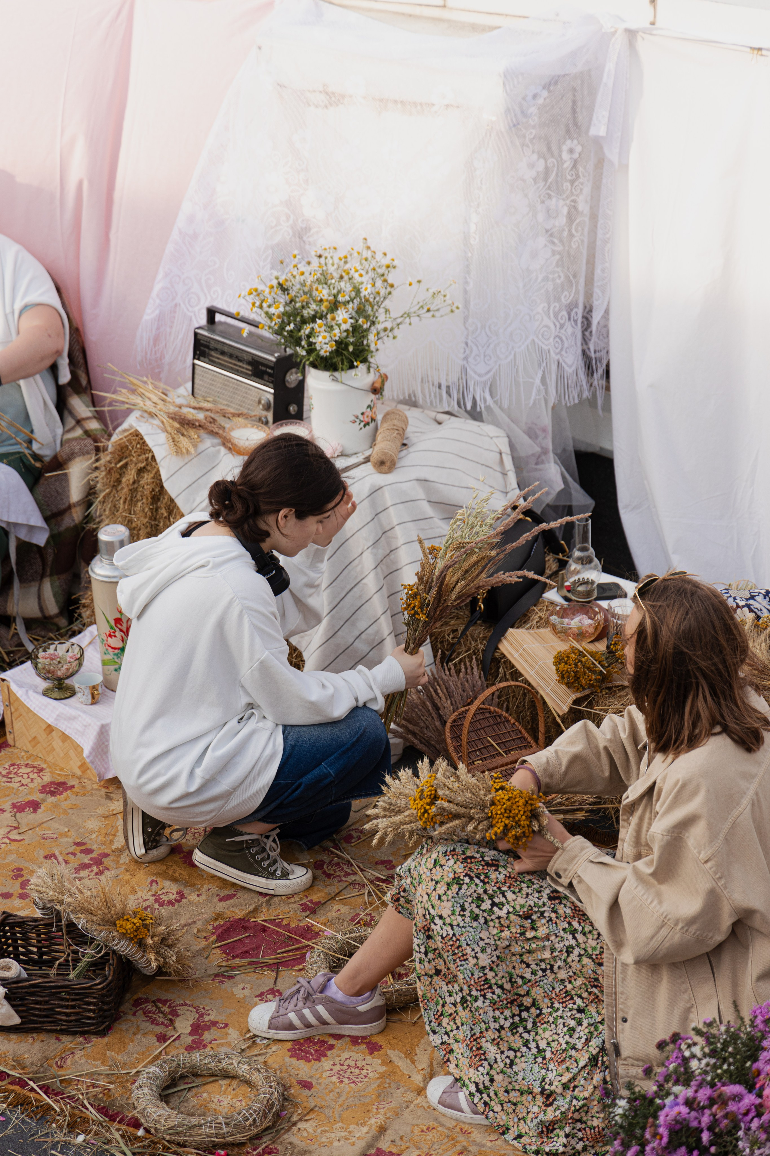 МК Осенний венок (локация на крыше). Анастасия Ракчеева Художник
