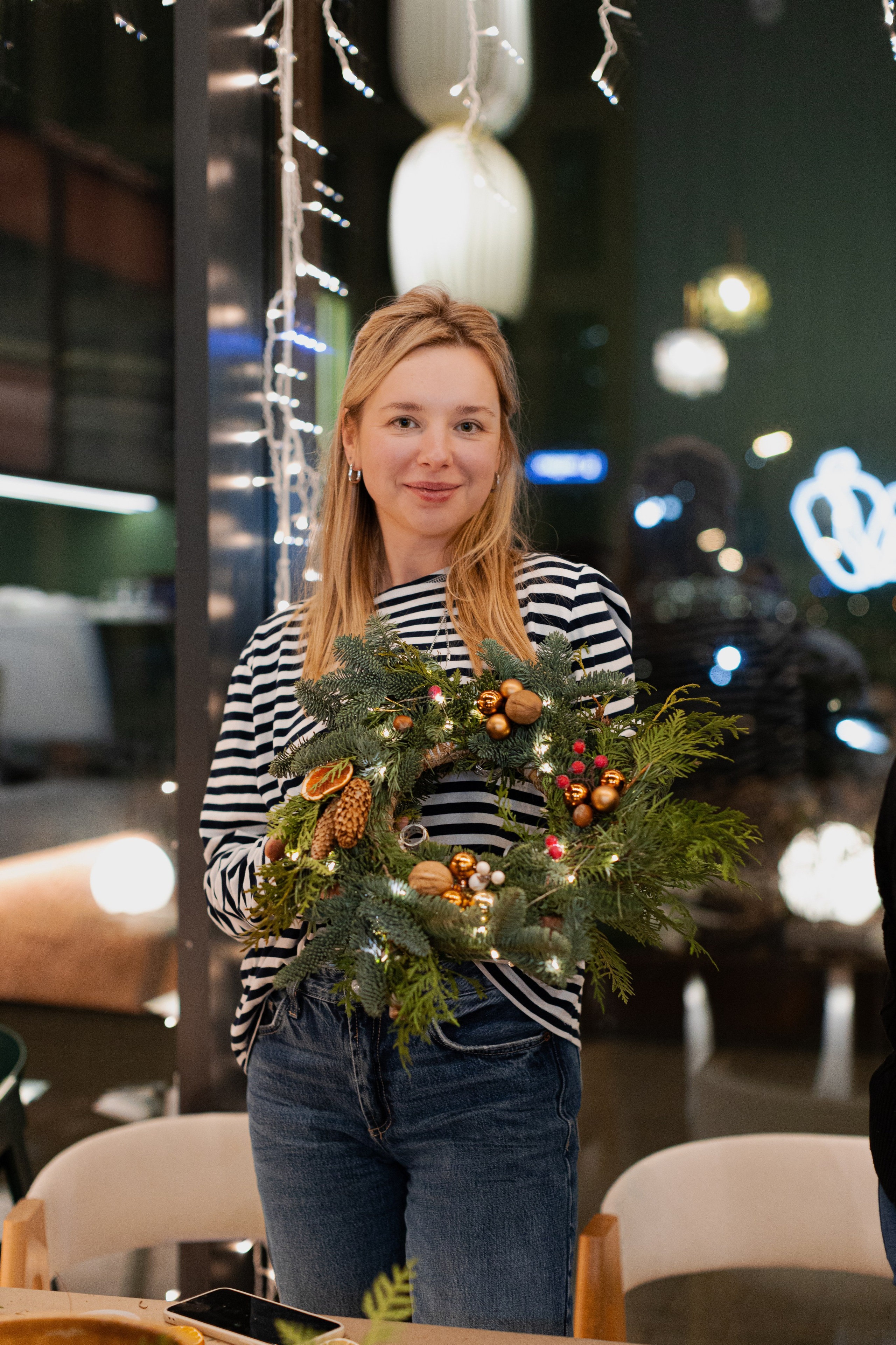 Мк свечи и венок (новогодний корпоратив). Анастасия Ракчеева Художник