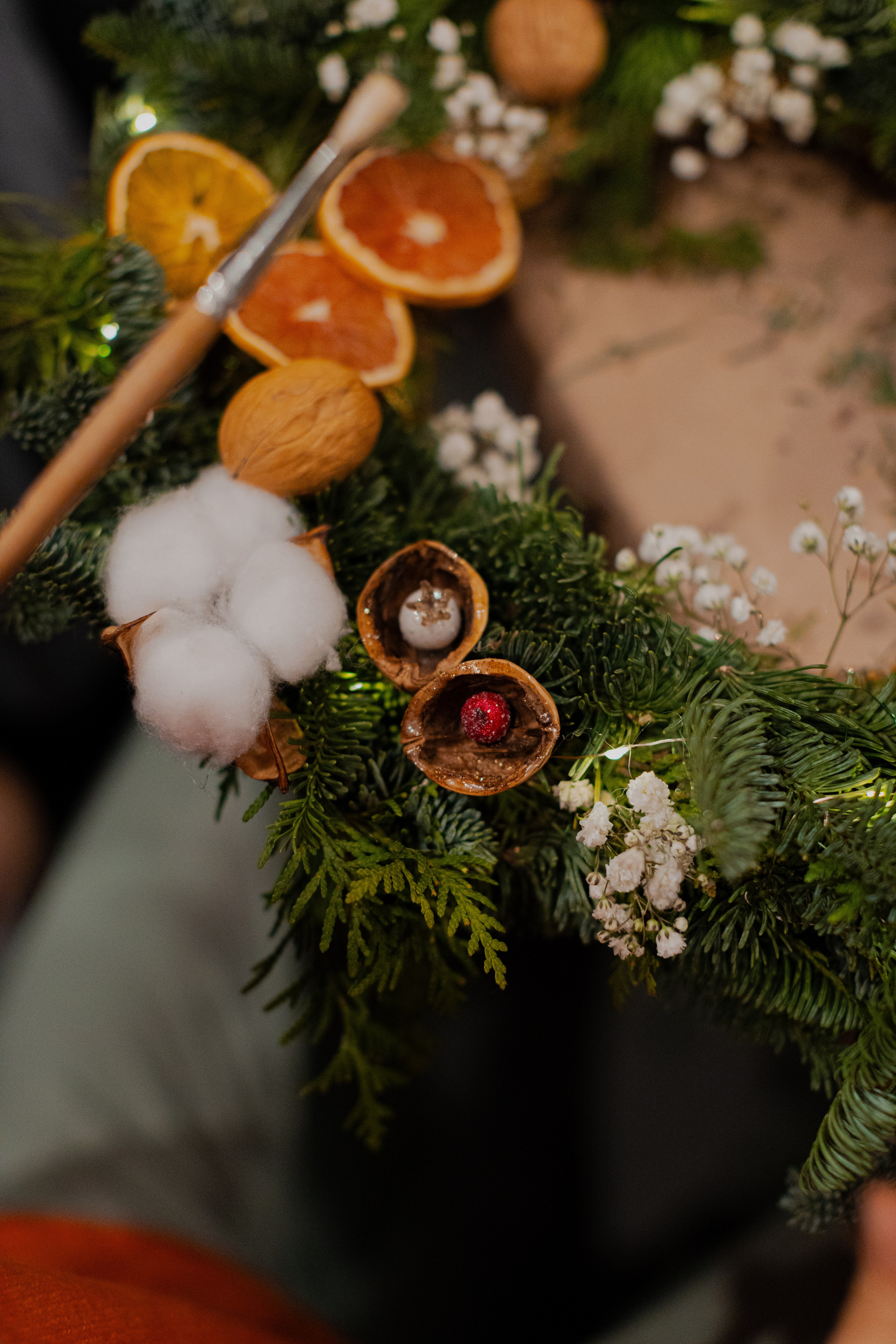 Мк Новогодний Венок. Анастасия Ракчеева Художник