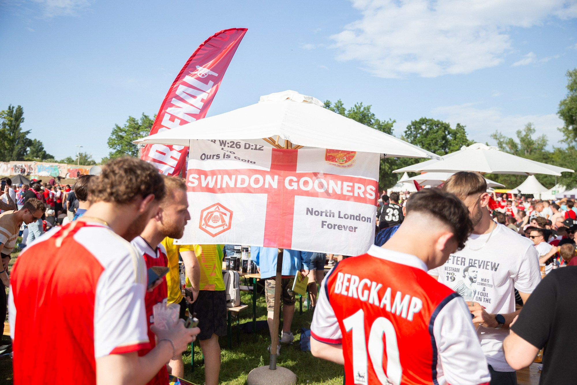 UEFA Champions League Final. Arsenal vs PSG. Budapest 2026. Arsenal Fan Zone. Photographer in Budapest  — Yura Knyazev