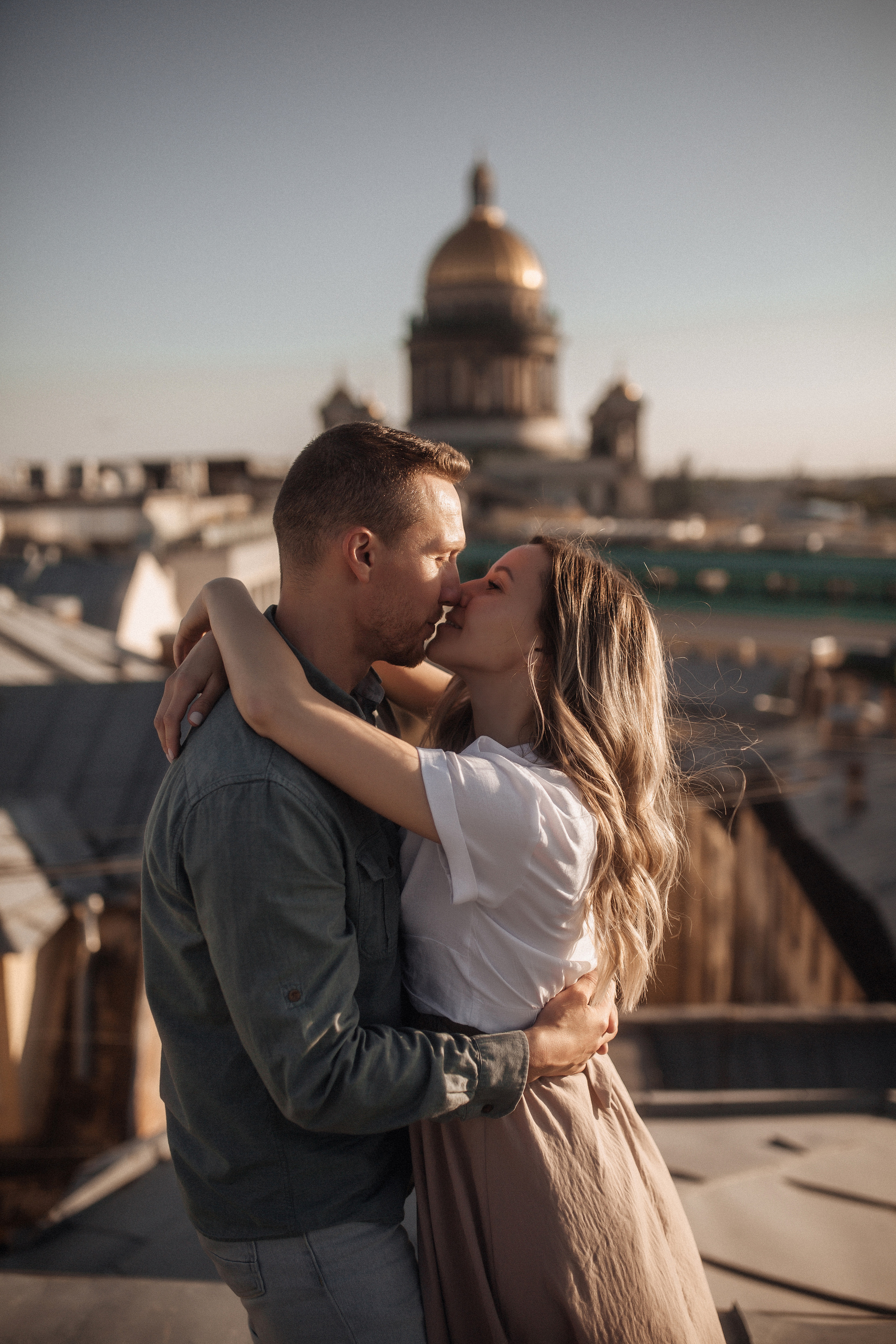 Свидание на крыше. Фотограф в Санкт Петербурге Лара Великова