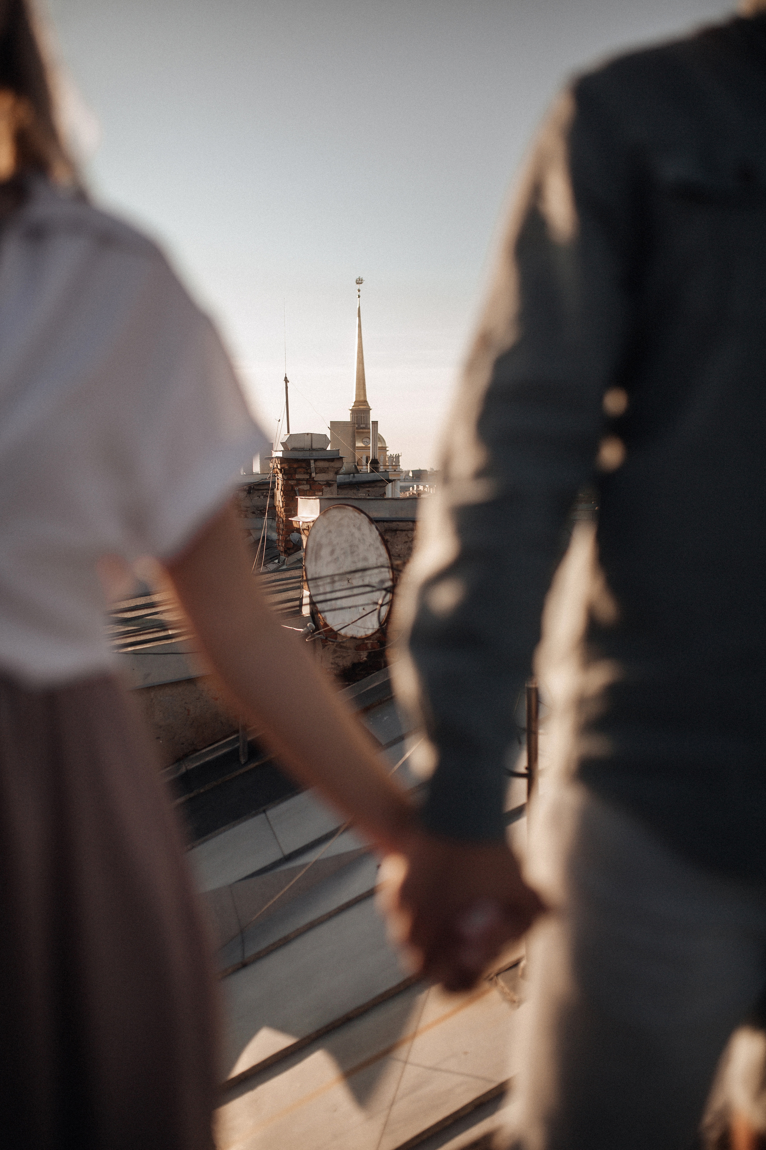 Свидание на крыше. Фотограф в Санкт Петербурге Лара Великова