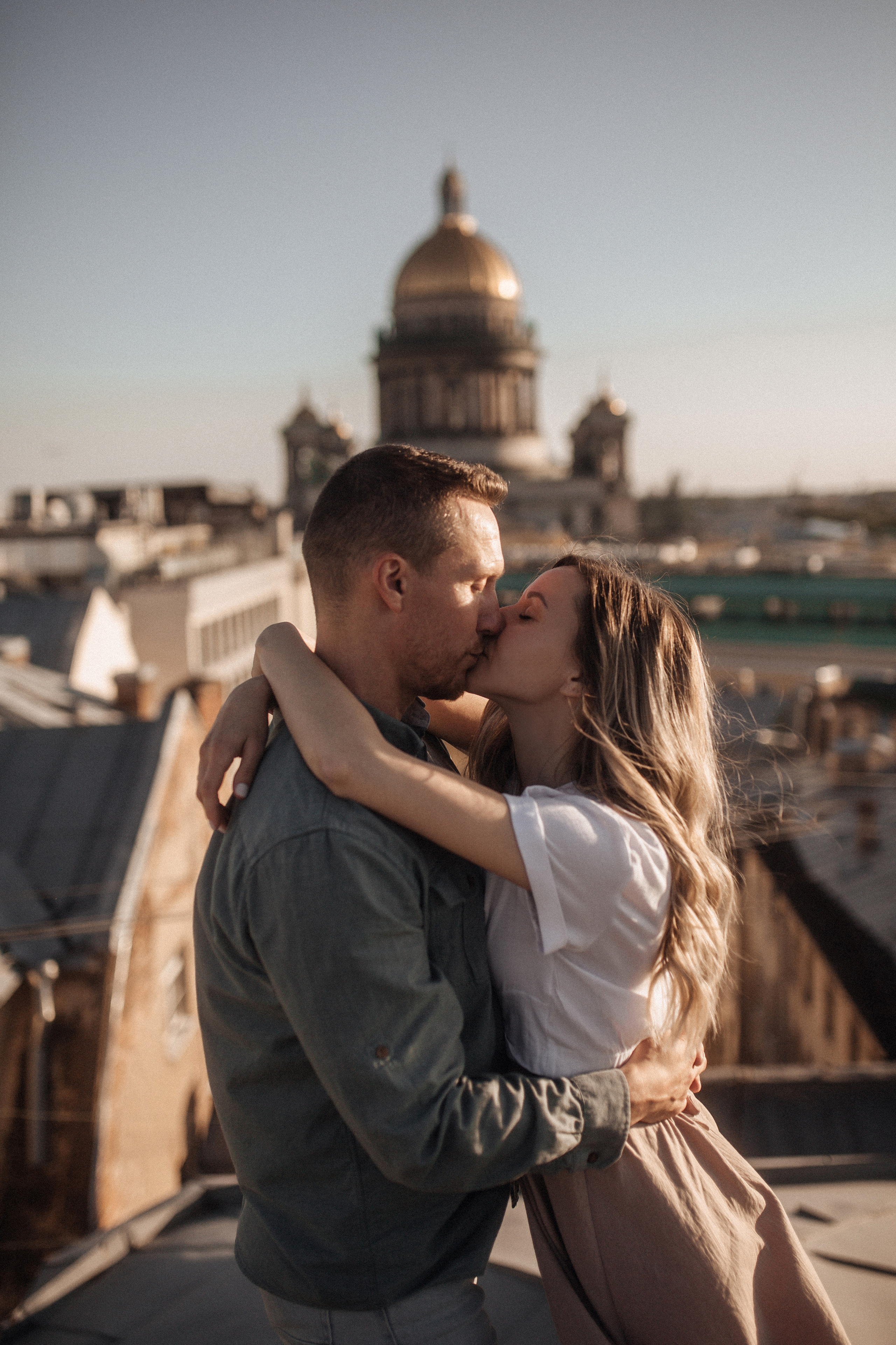 Свидание на крыше. Фотограф в Санкт Петербурге Лара Великова