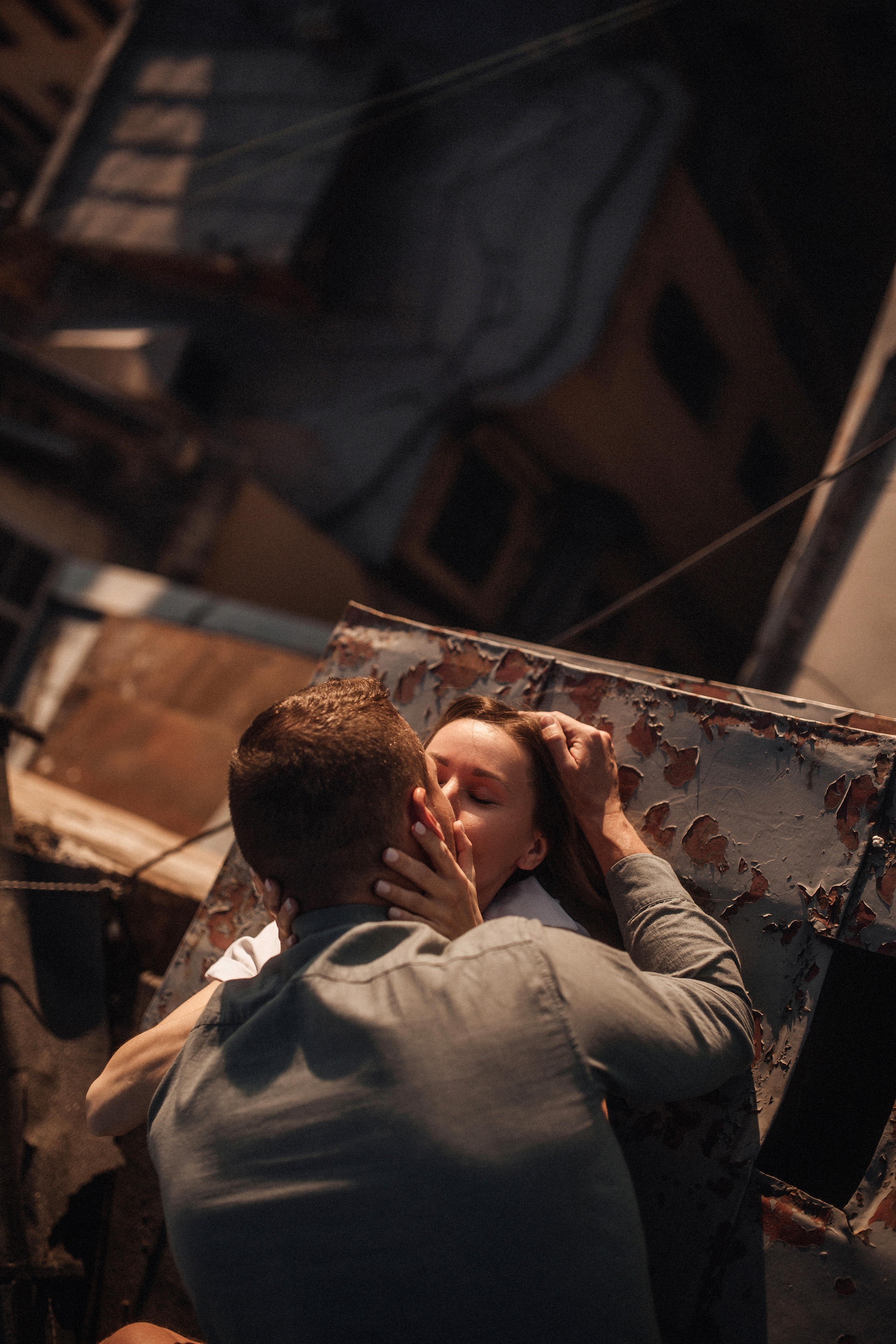 Свидание на крыше. Фотограф в Санкт Петербурге Лара Великова