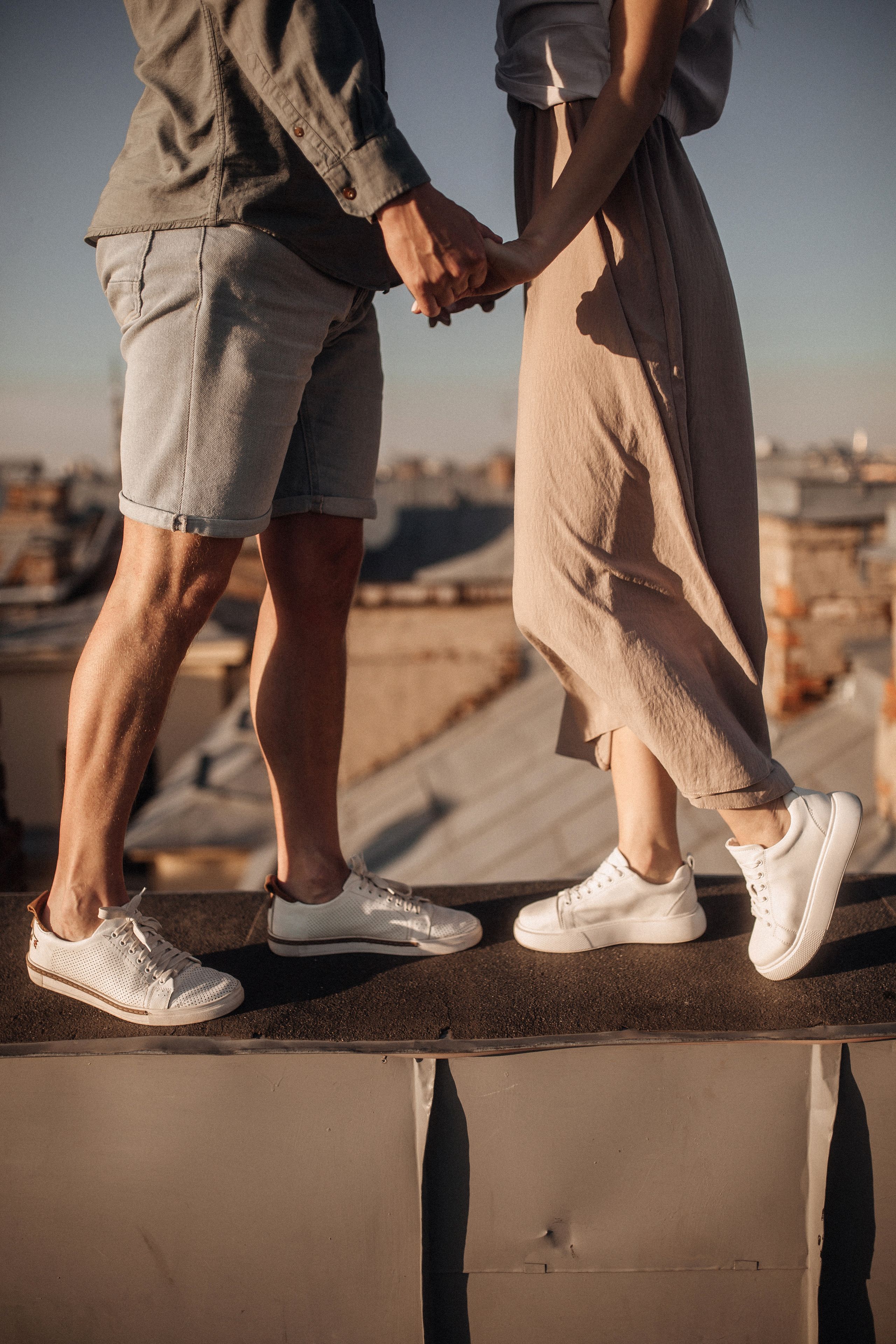 Свидание на крыше. Фотограф в Санкт Петербурге Лара Великова