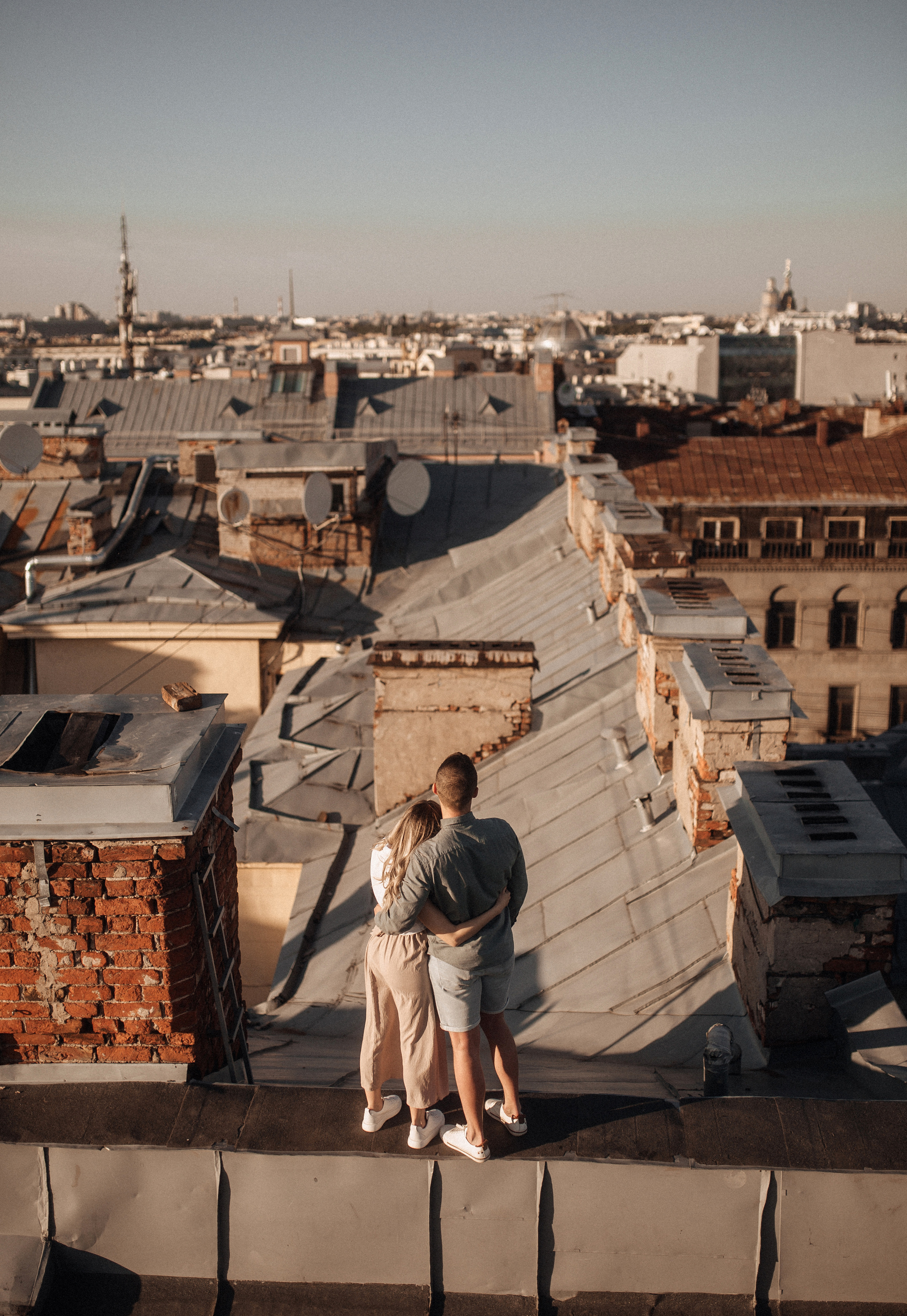 Свидание на крыше. Фотограф в Санкт Петербурге Лара Великова