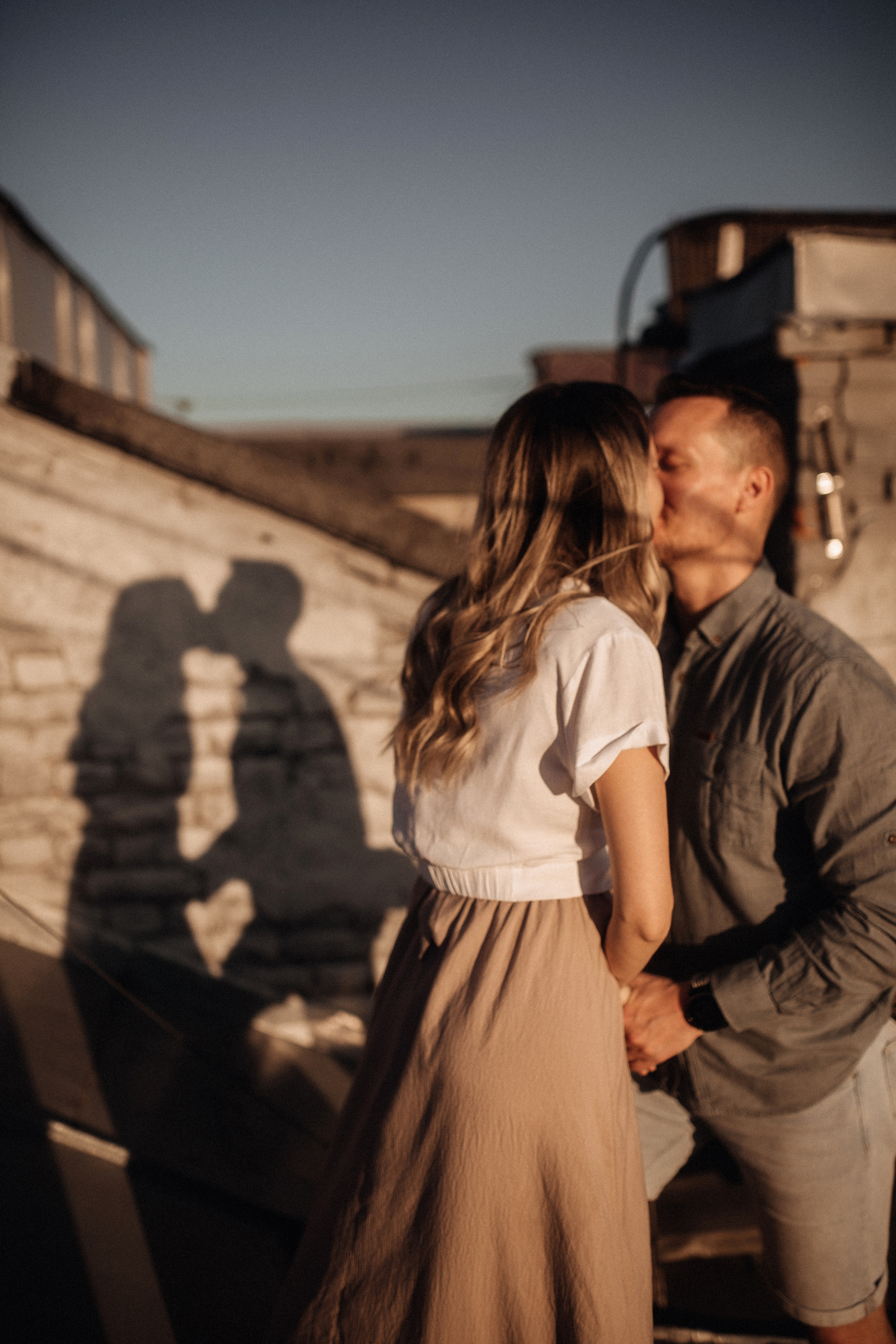 Свидание на крыше. Фотограф в Санкт Петербурге Лара Великова