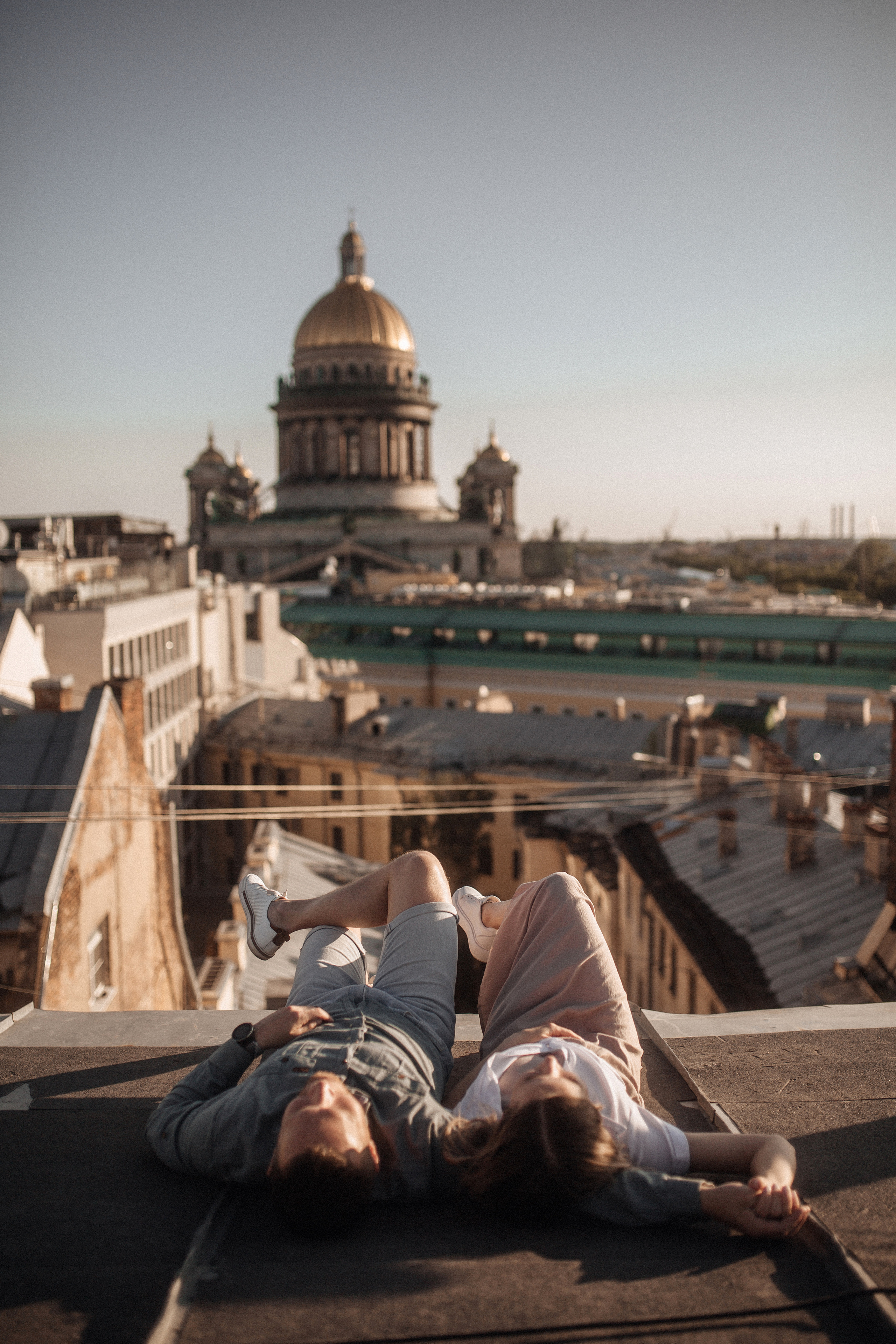 Свидание на крыше. Фотограф в Санкт Петербурге Лара Великова