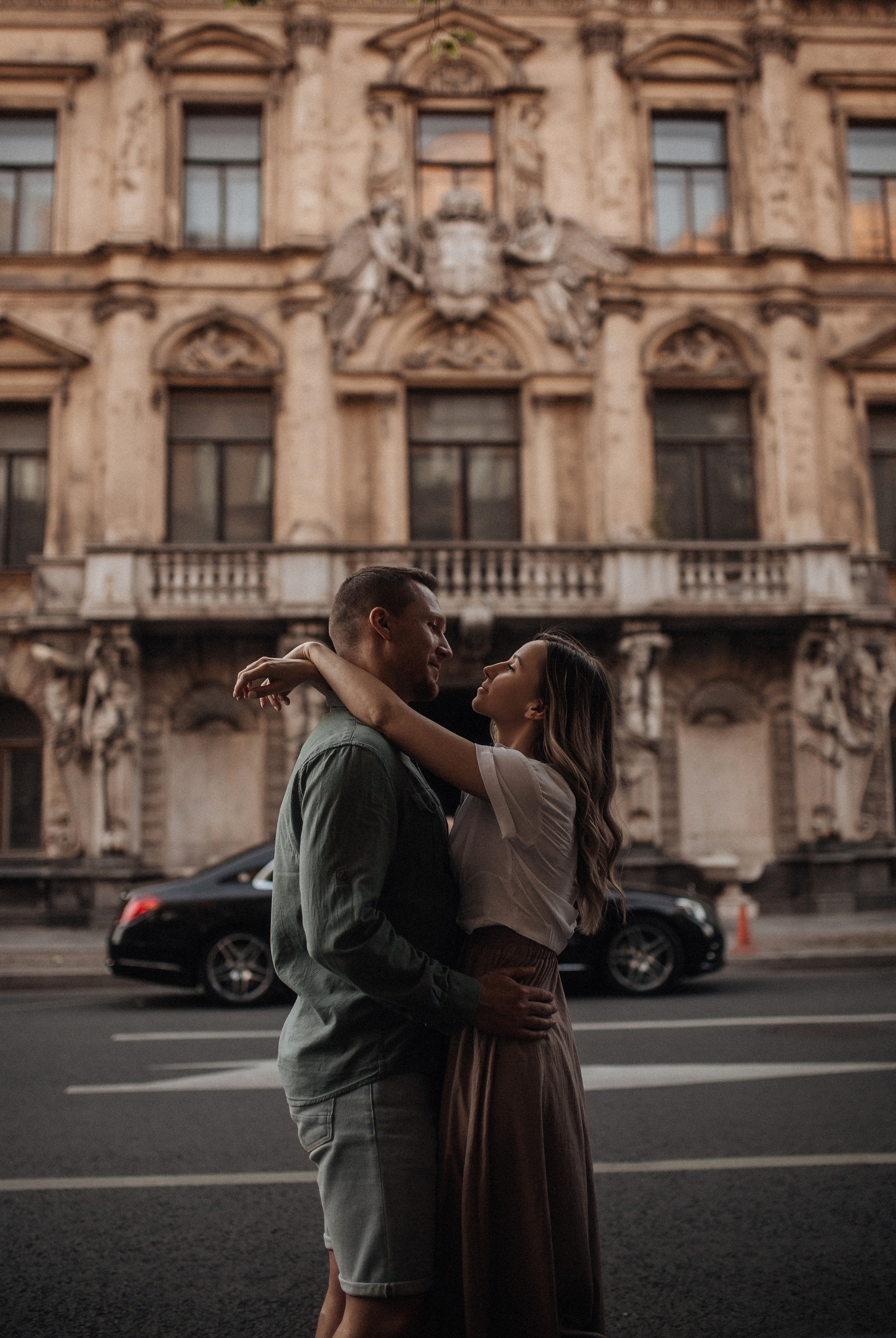 Свидание на крыше. Фотограф в Санкт Петербурге Лара Великова