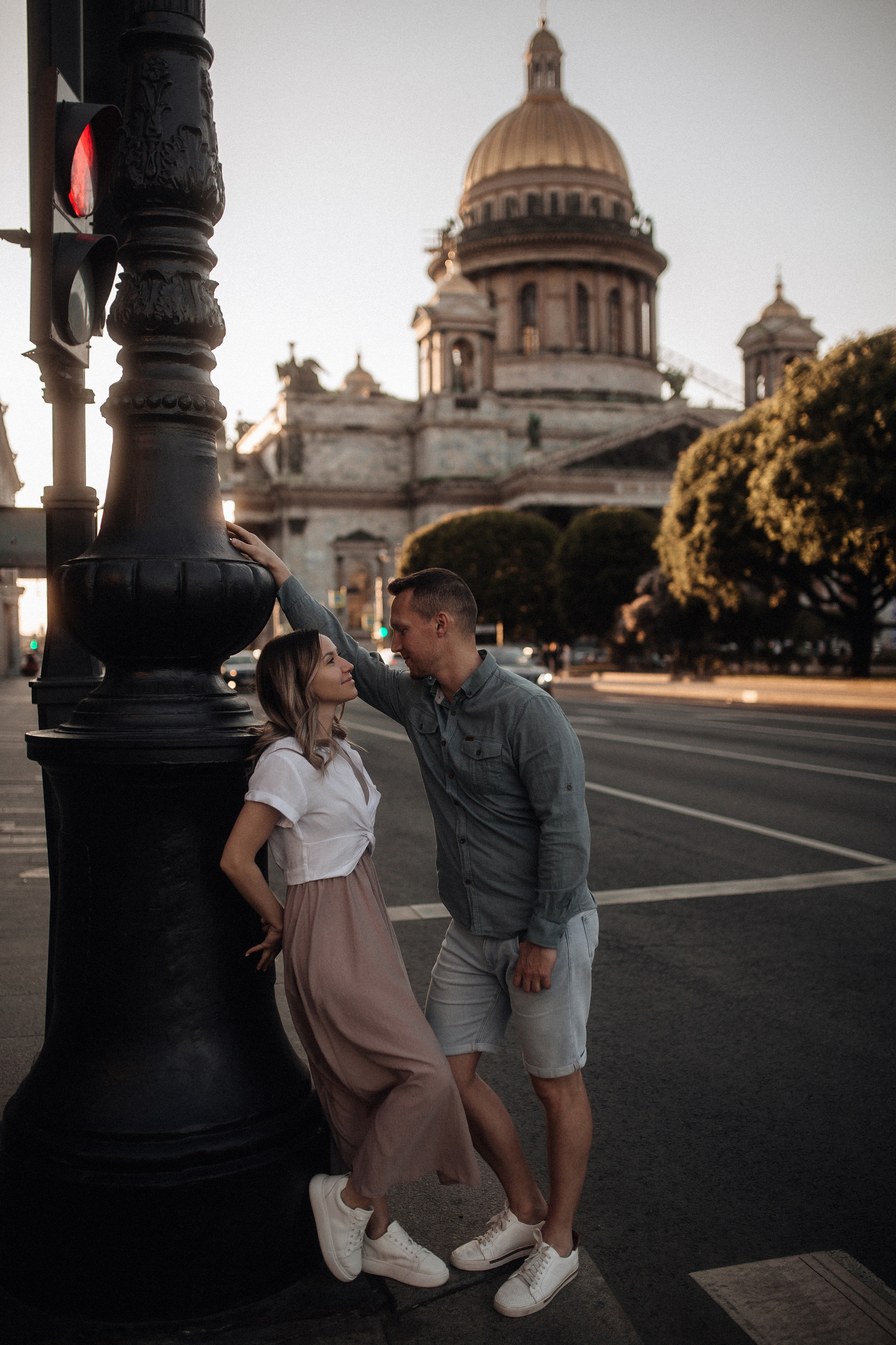 Свидание на крыше. Фотограф в Санкт Петербурге Лара Великова