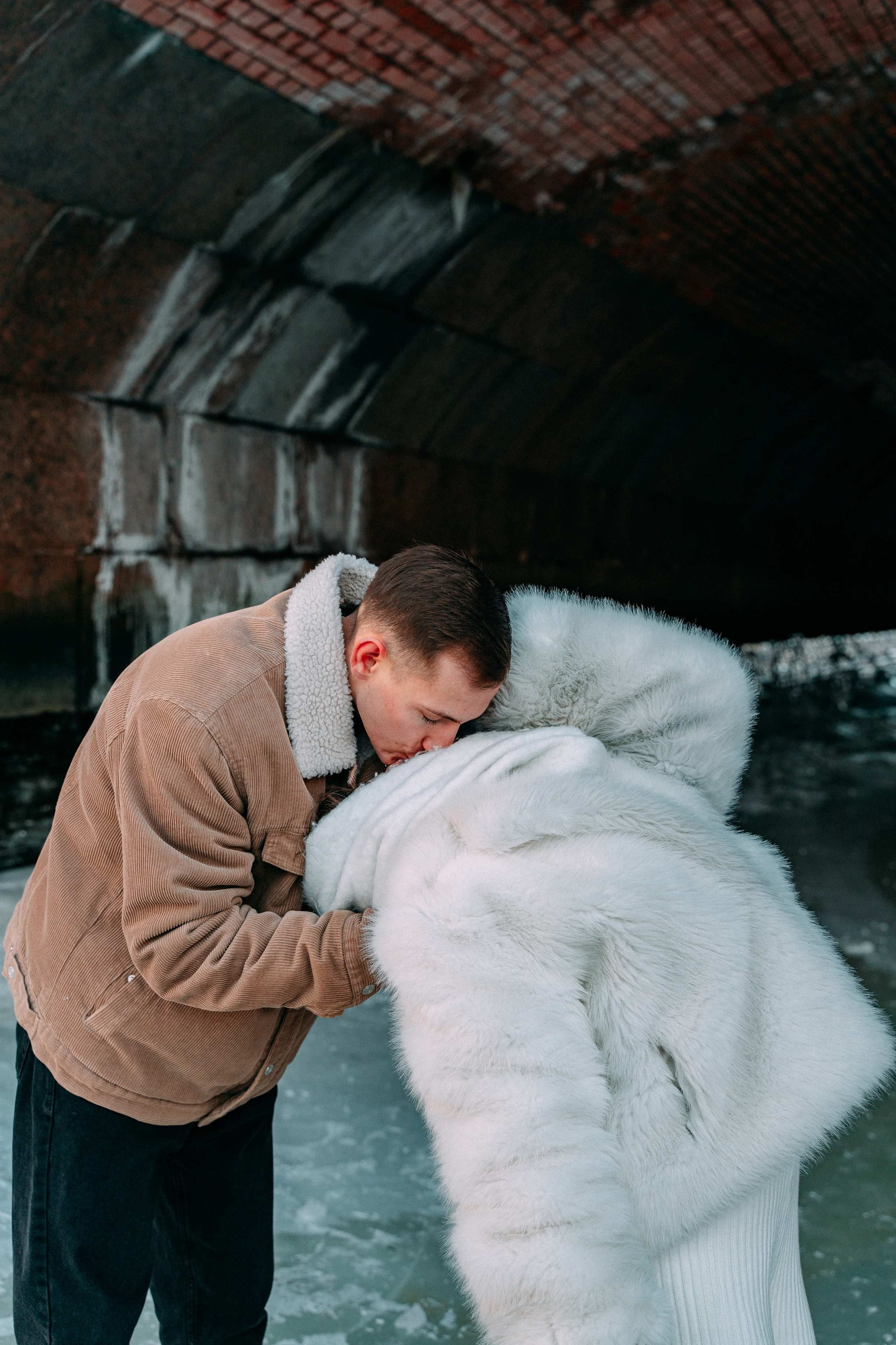 Лавстори на льду по рекам и каналам Санкт-Петербурга