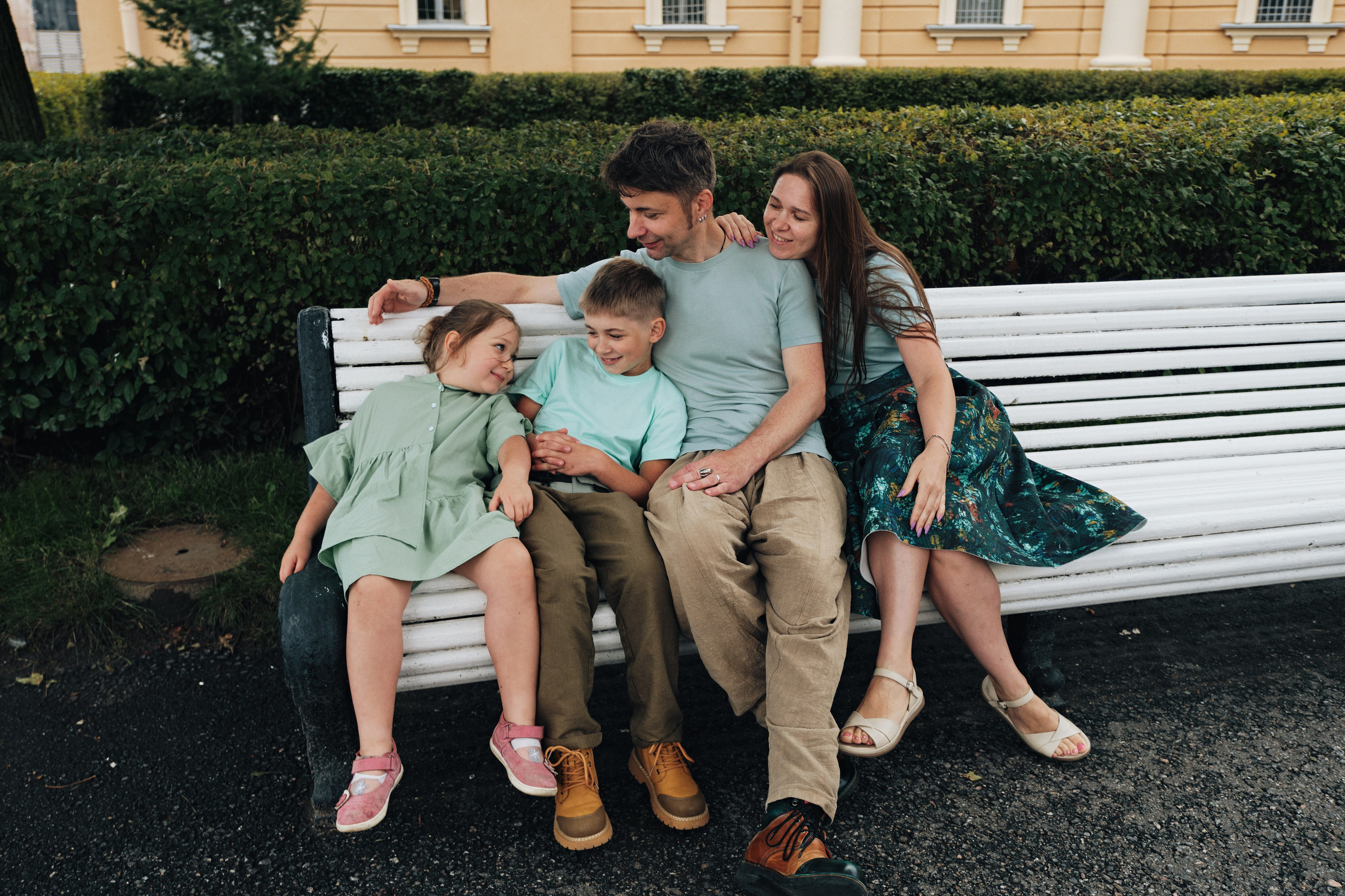 Фотопрогулка по СПб с семьей