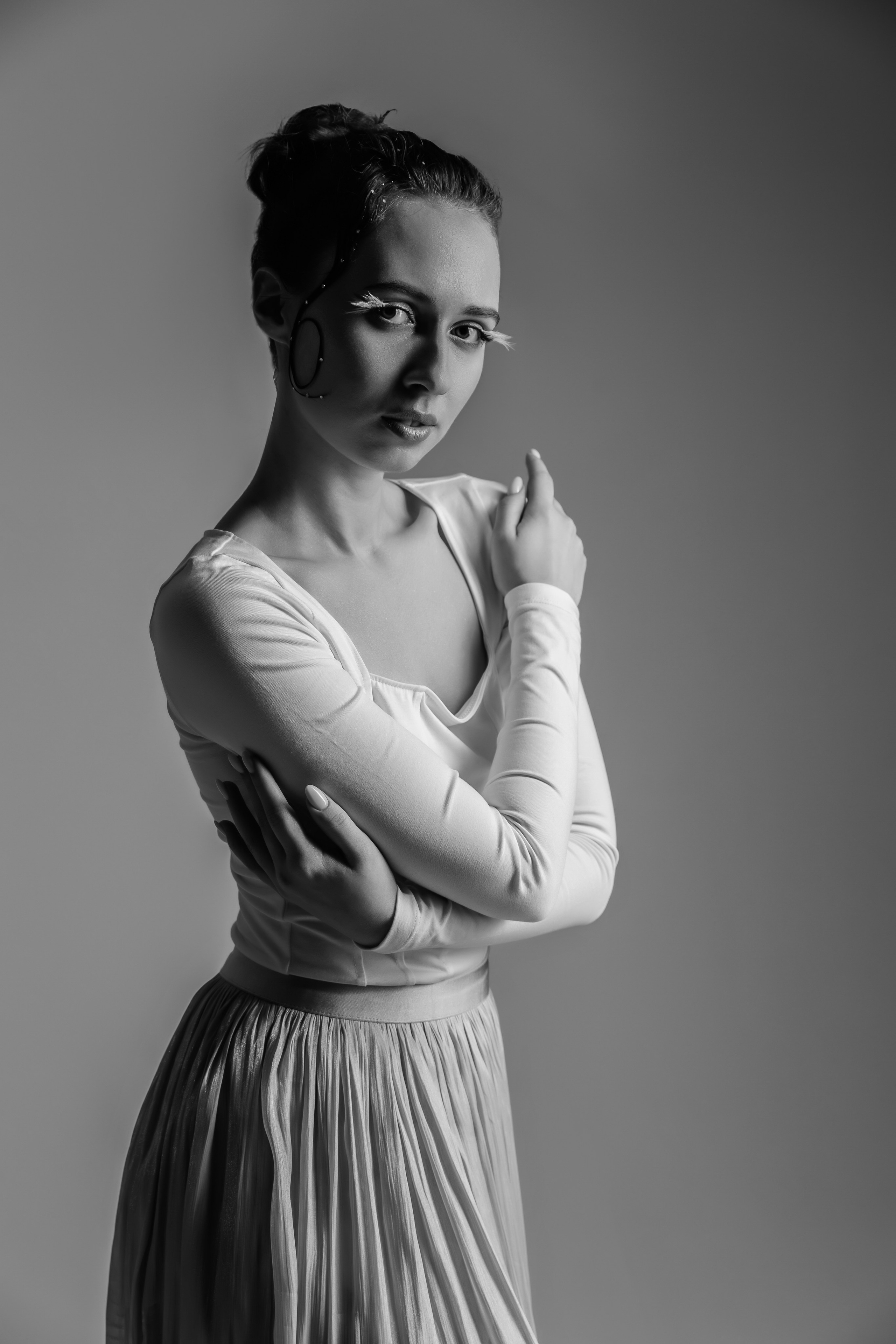 Женская фотосессия на циклораме. Семейный и женский фотограф в Москве Надежда Воробьева