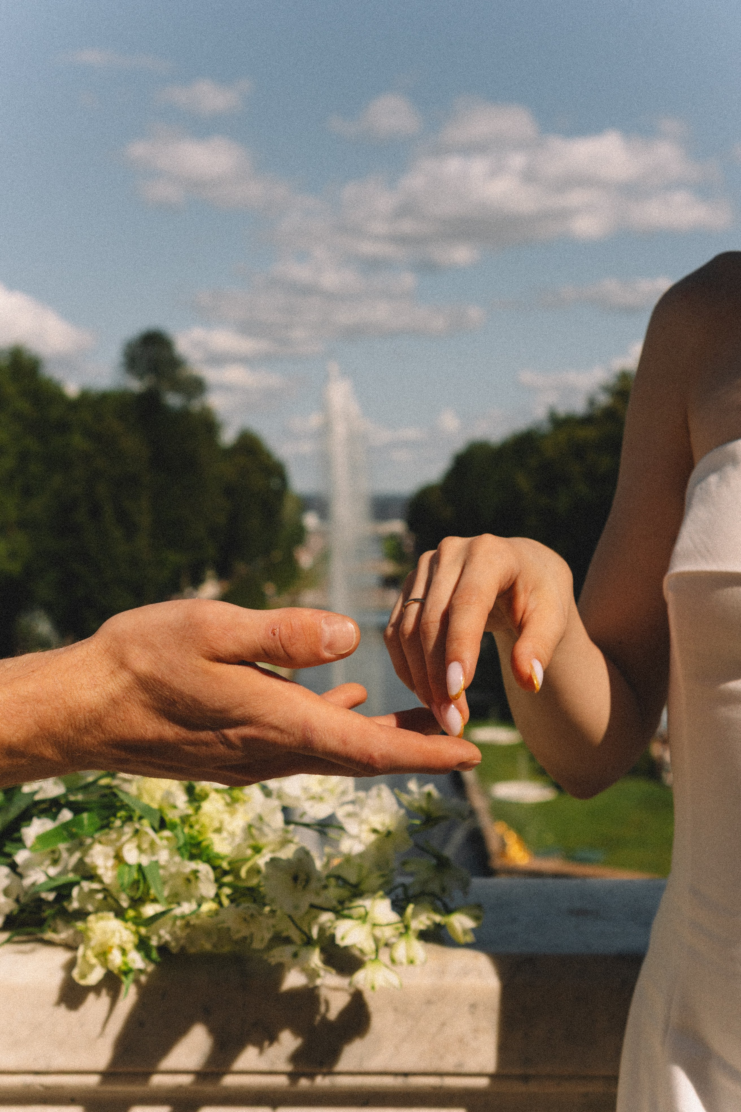 СВАДЕБНАЯ СЬЕМКА В ПЕТЕРГОФЕ И СЬЕМКА РЕПОРТАЖА В ЗАГСЕ ПЕТЕРГОФА. Профессиональный фотограф, Санкт-Петербург — Виктория Богомолова