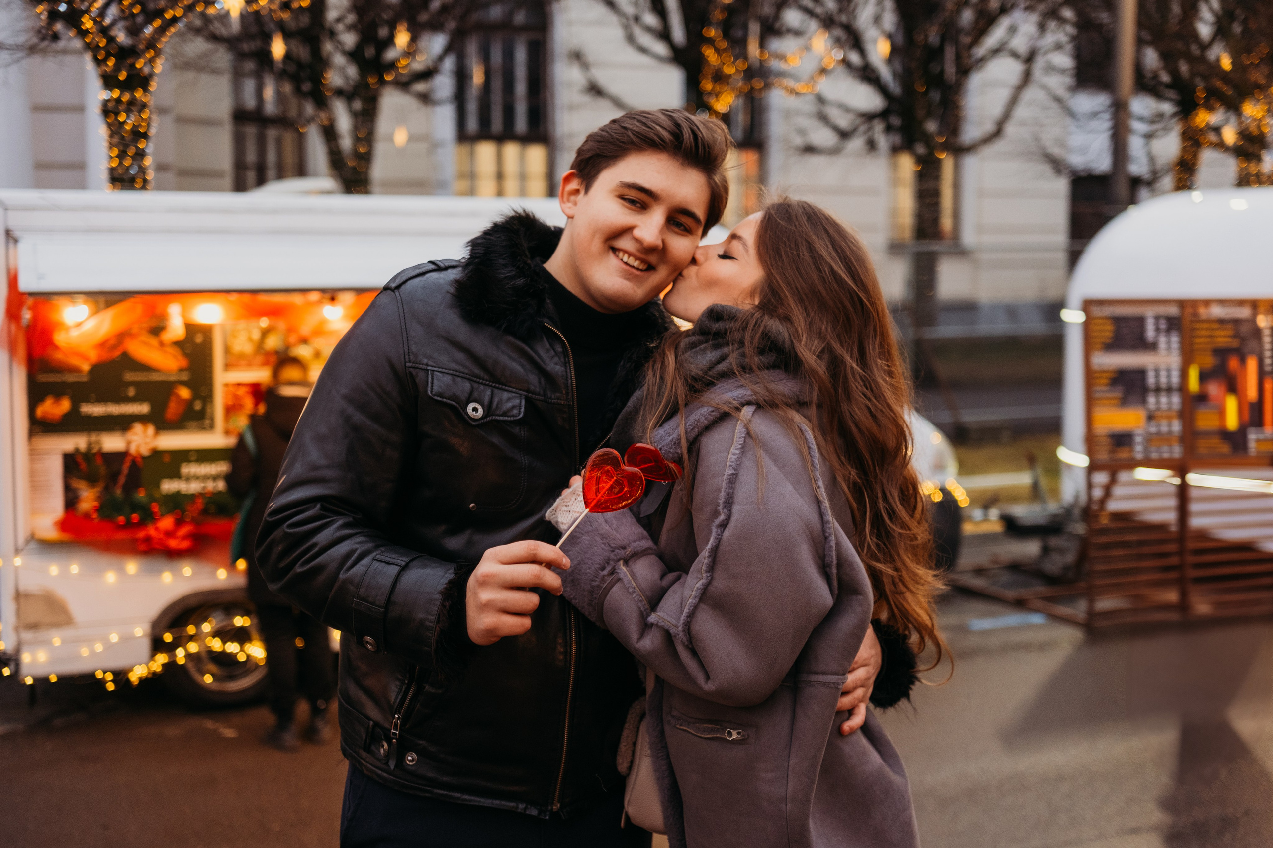 Аня и Даня: новогодняя прогулка. Семейный и детский фотограф в Санкт-Петербурге