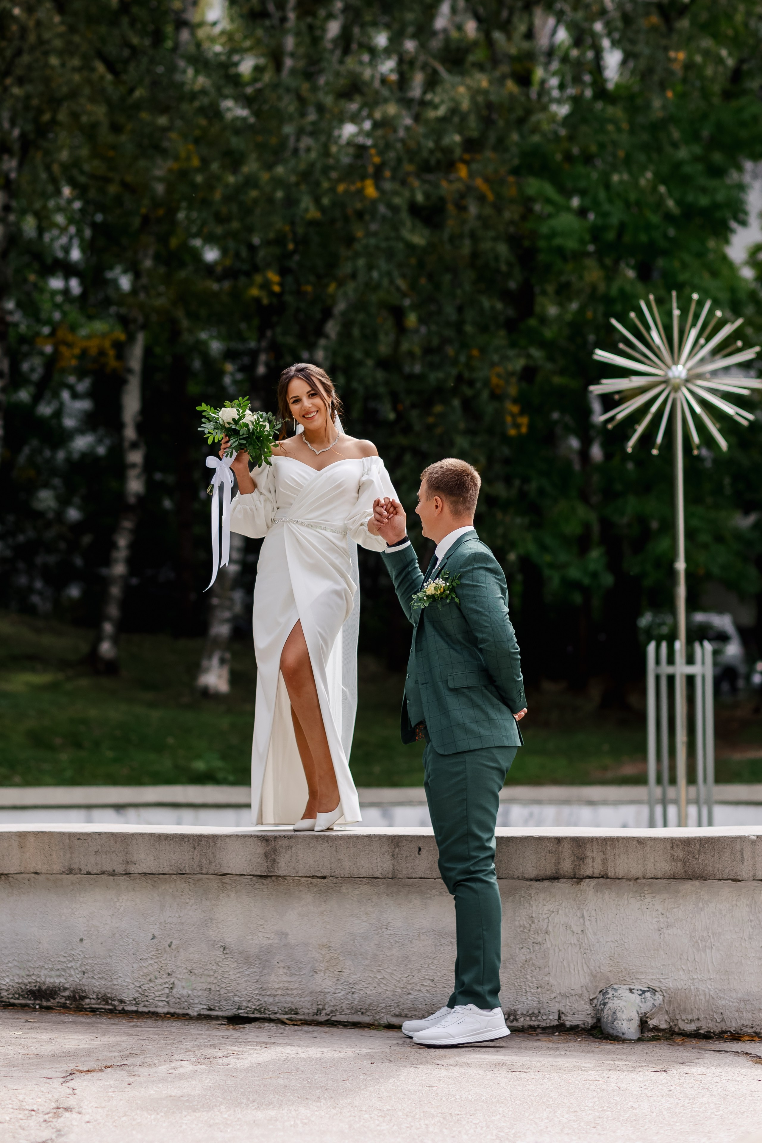 Олег и Юлия. Свадебная прогулка. Свадебный фотограф в Хабаровске