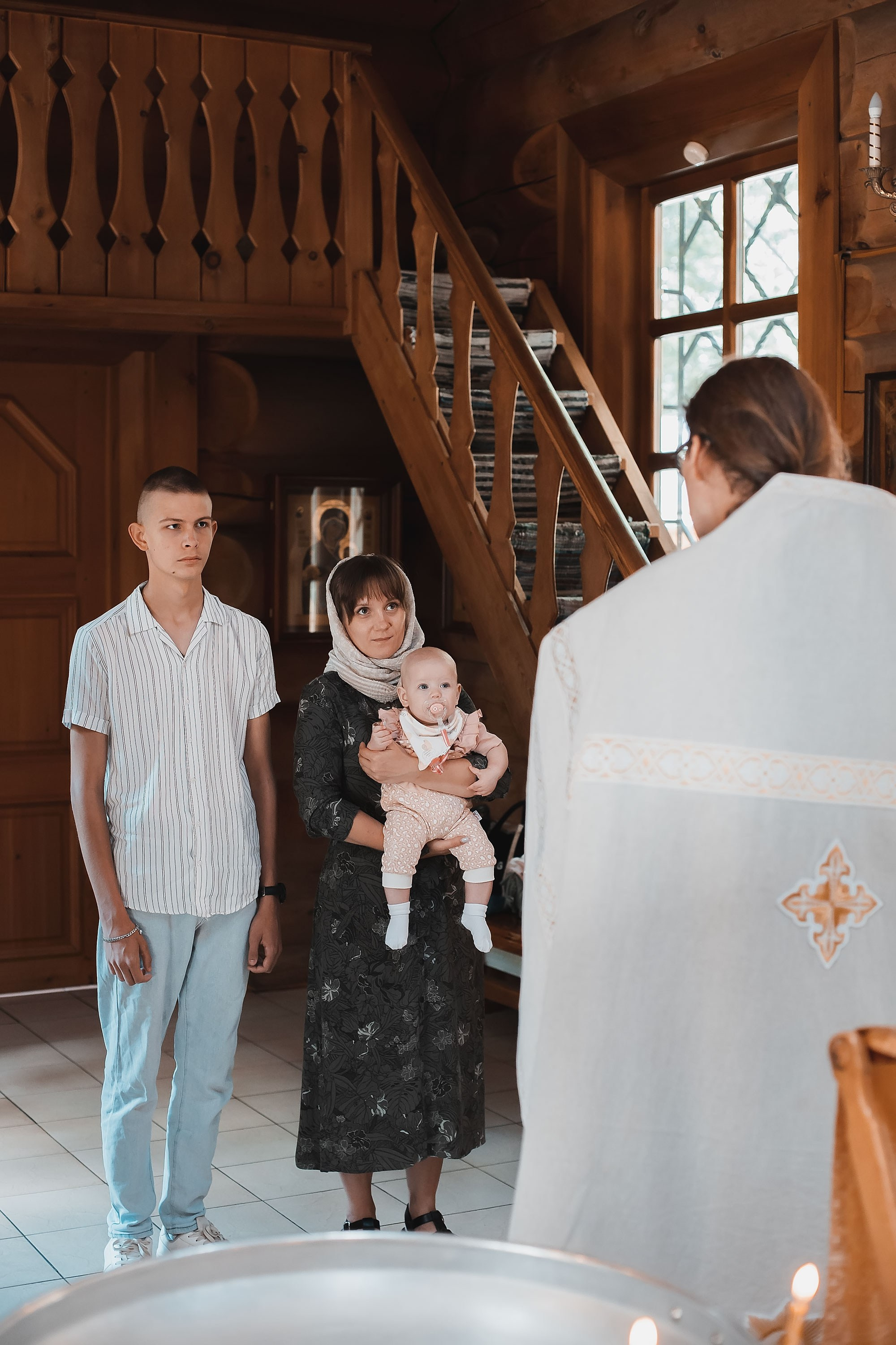 Крещение Ксении. Семейный, индивидуальный фотограф в Москве Ангели Марина