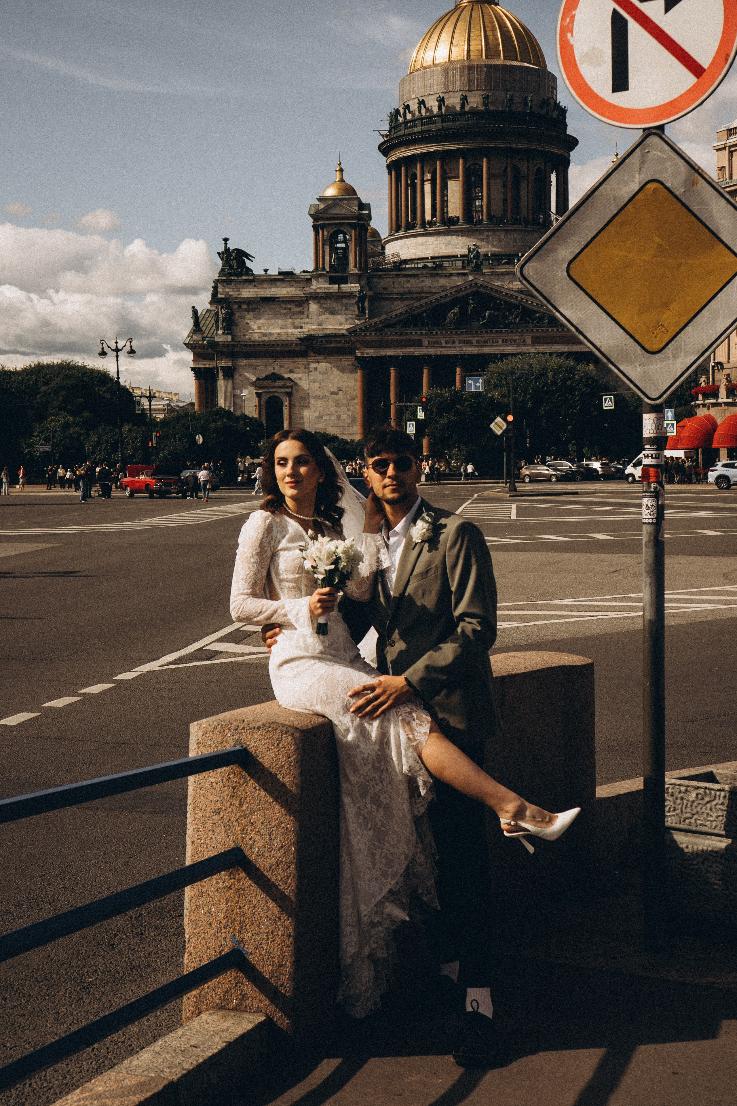 СВАДЕБНАЯ ПРОГУЛКА ВОЗЕ ИСАИКЕВСКОГО СОБОРА АСТОРИИ И ЗАКОНОДАЛЕТНОГО СОБРАНИЯ. Профессиональный фотограф, Санкт-Петербург — Виктория Богомолова