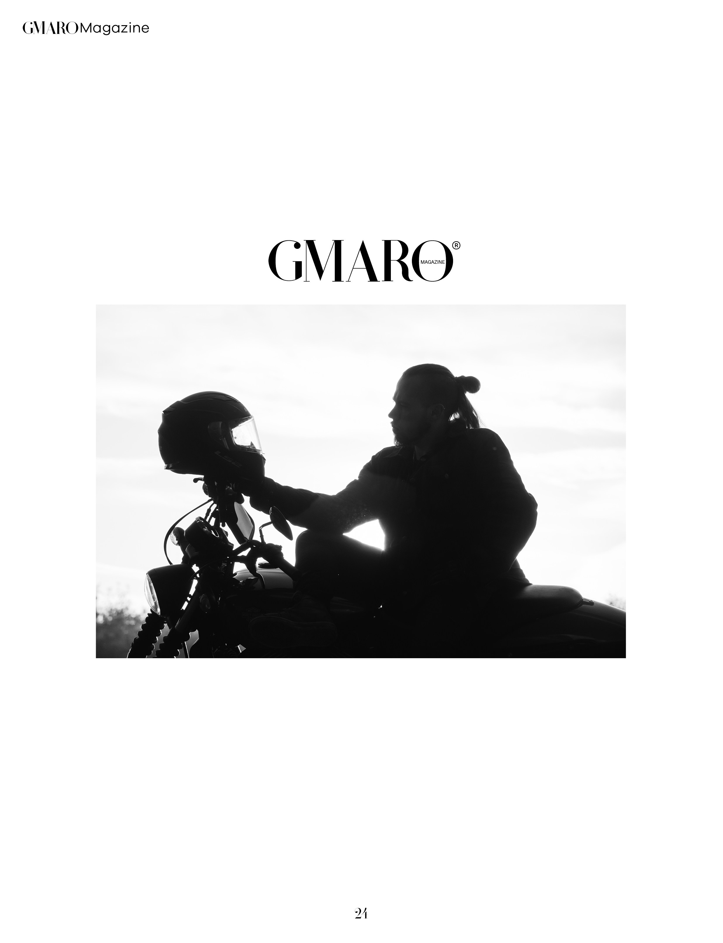 GMARO. Ivan and Harley Davidson. Наталия Фролова. Фотограф. Москва