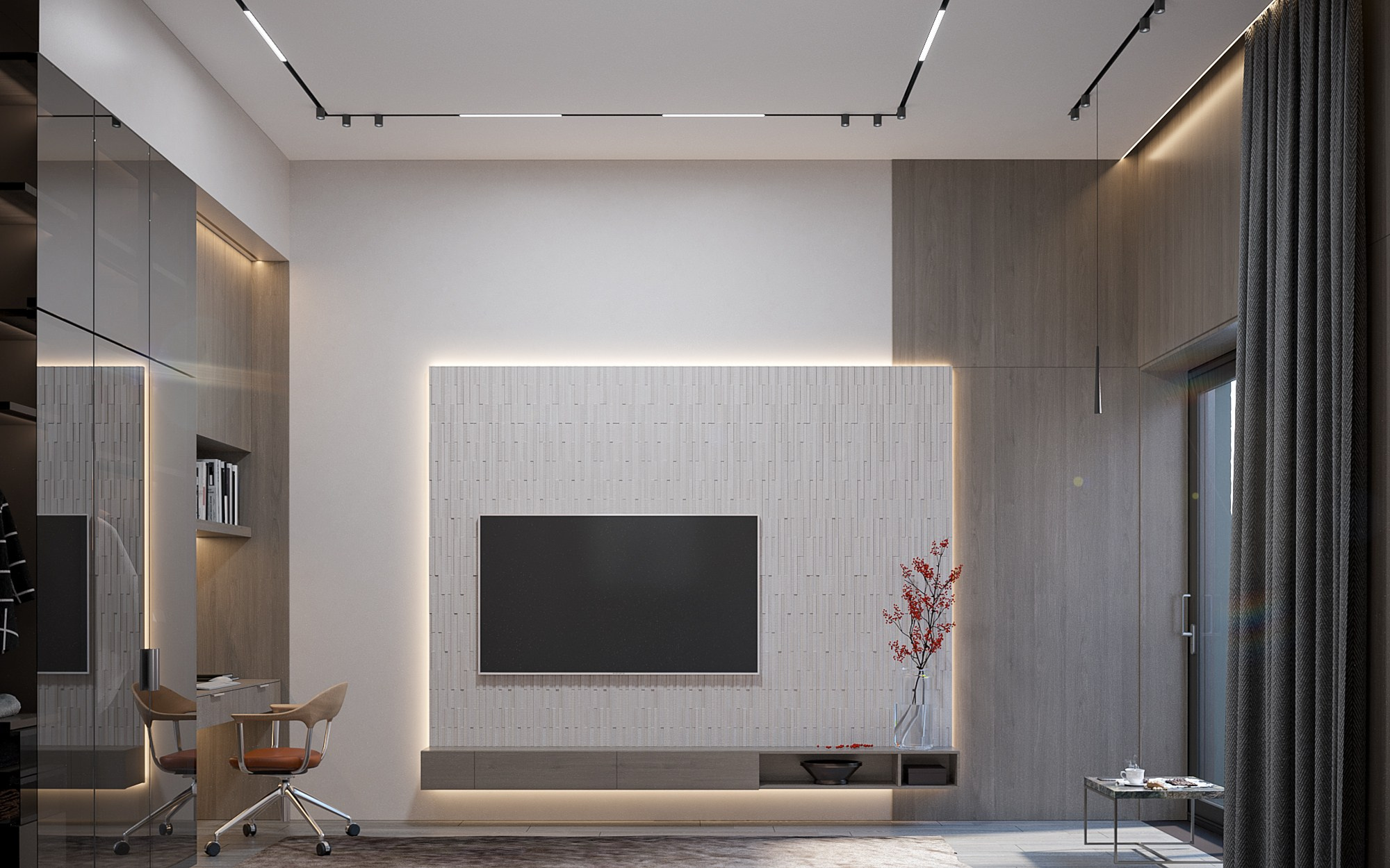 Дизайн проект интерьера частного дома (г. Москва, поселок художников)