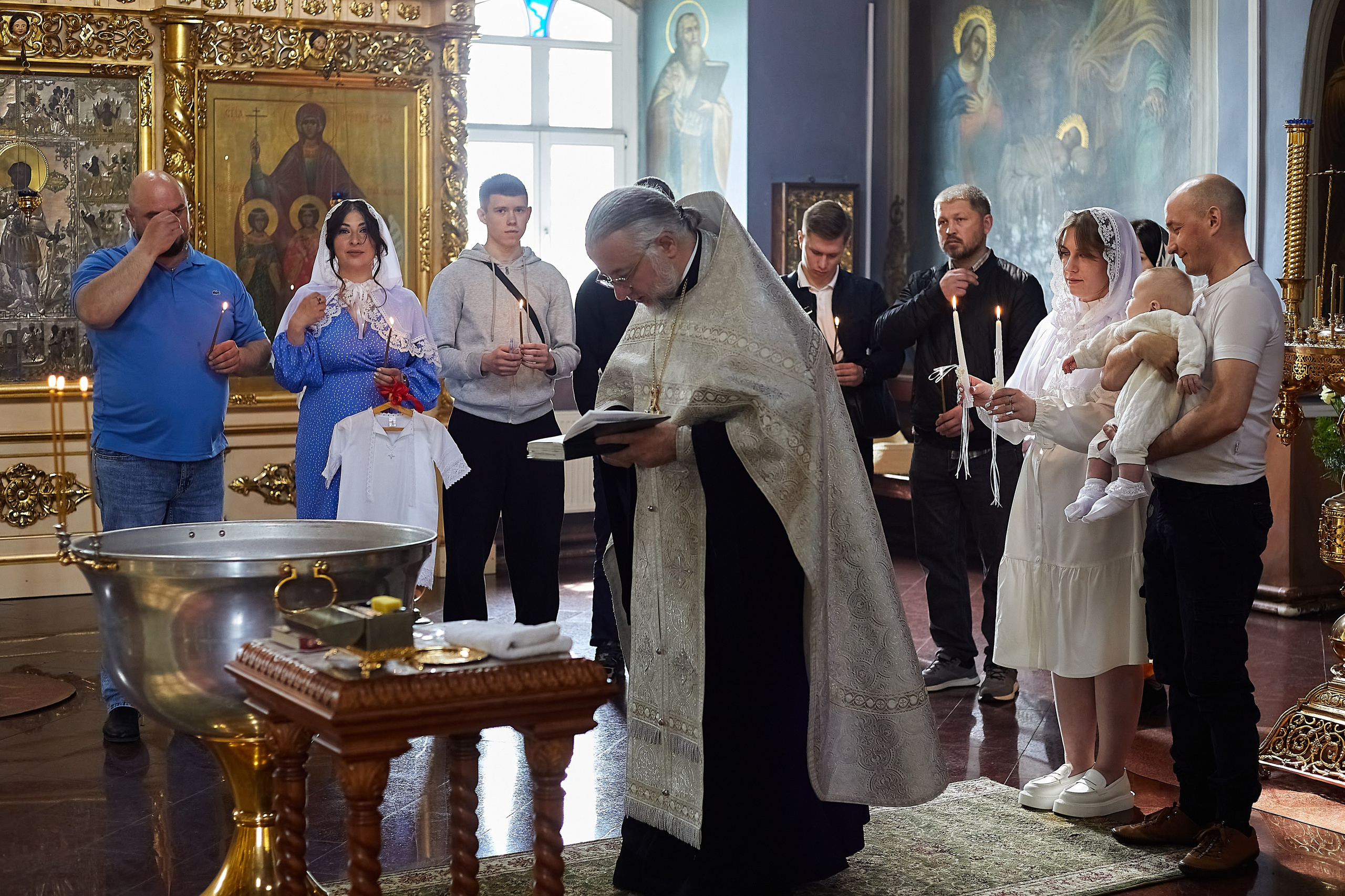 Крещение Ярослава. Семейный и детский фотограф в Ярославле Юлия Галашина