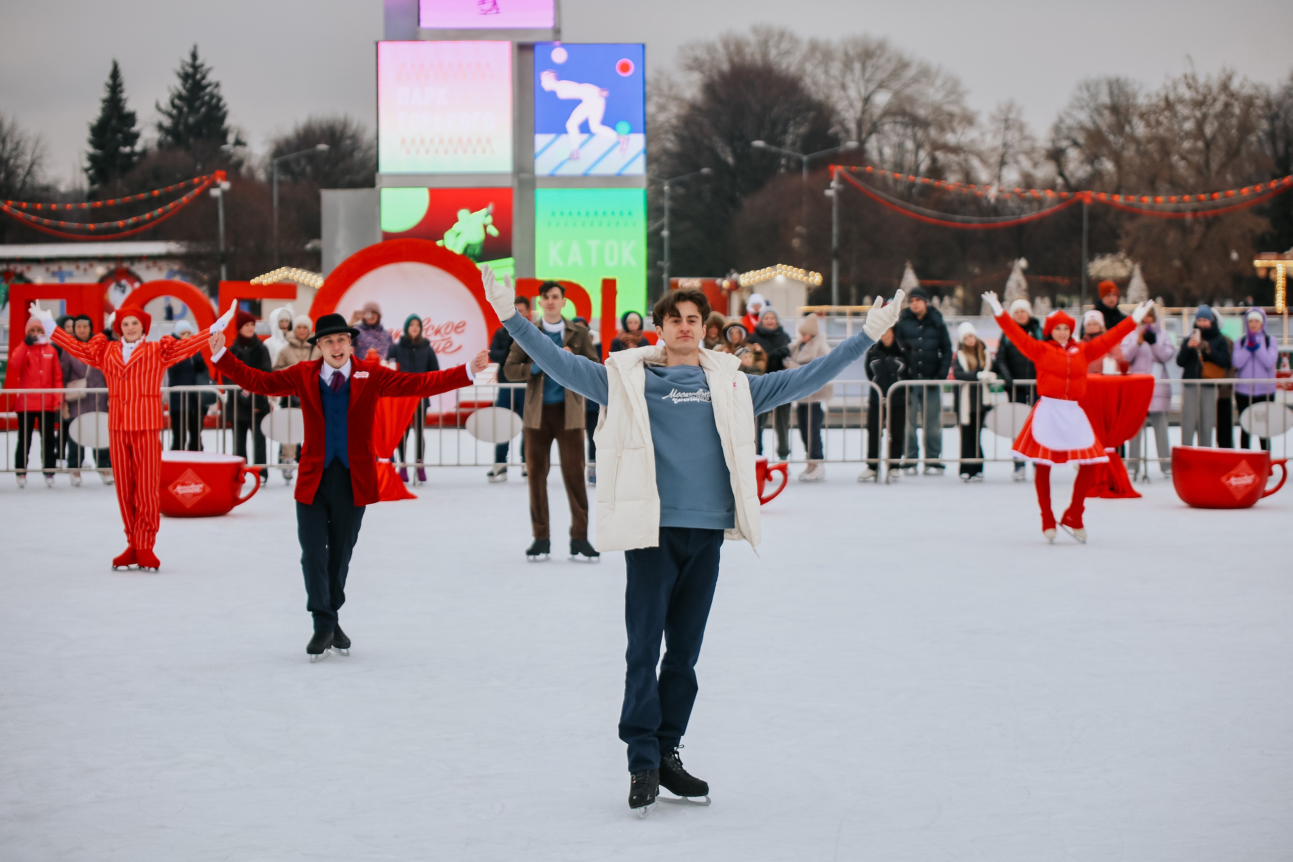Ледовое шоу Парк Культуры проект Московское Чаепитие. Фотограф и видеограф Анна Домашенко