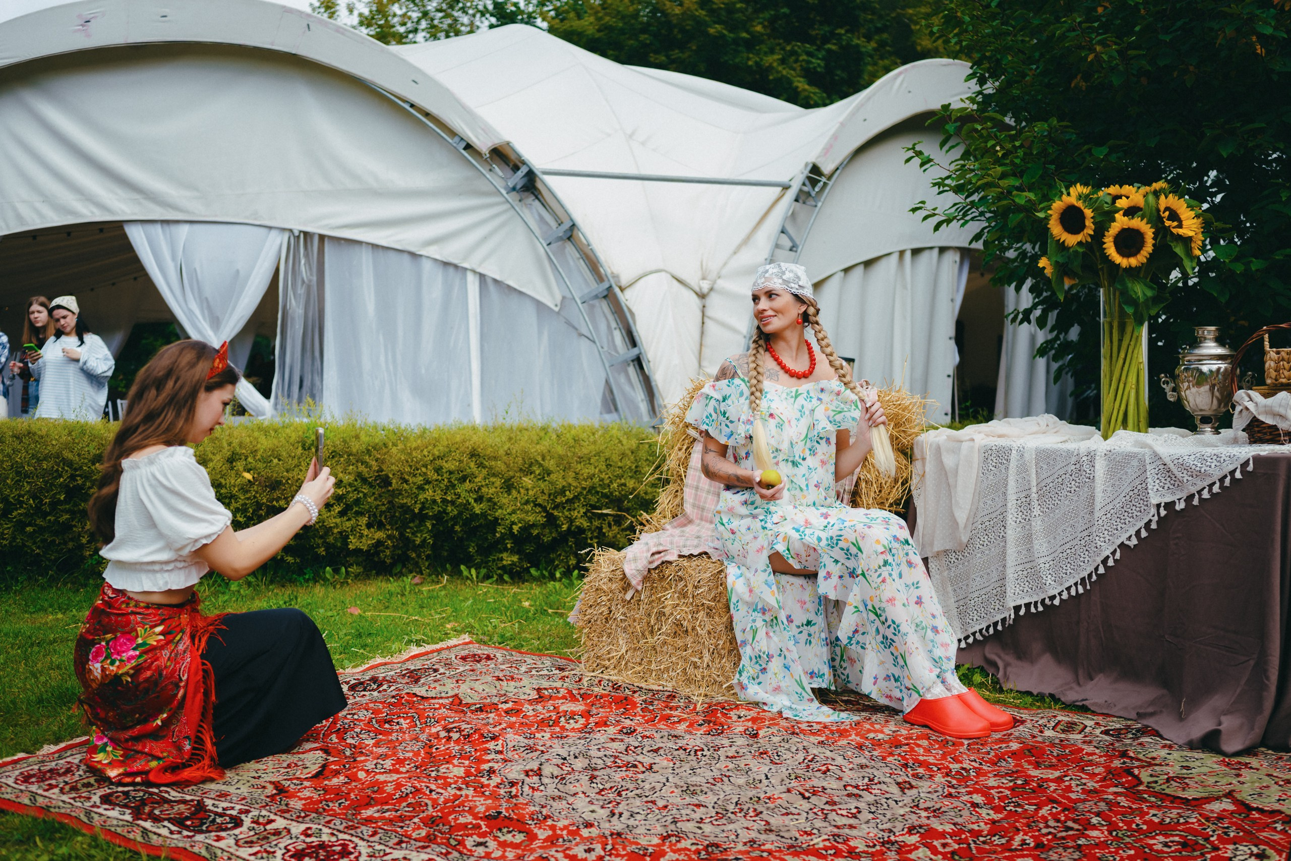 Корпоратив летом под открытым небом. Komonev