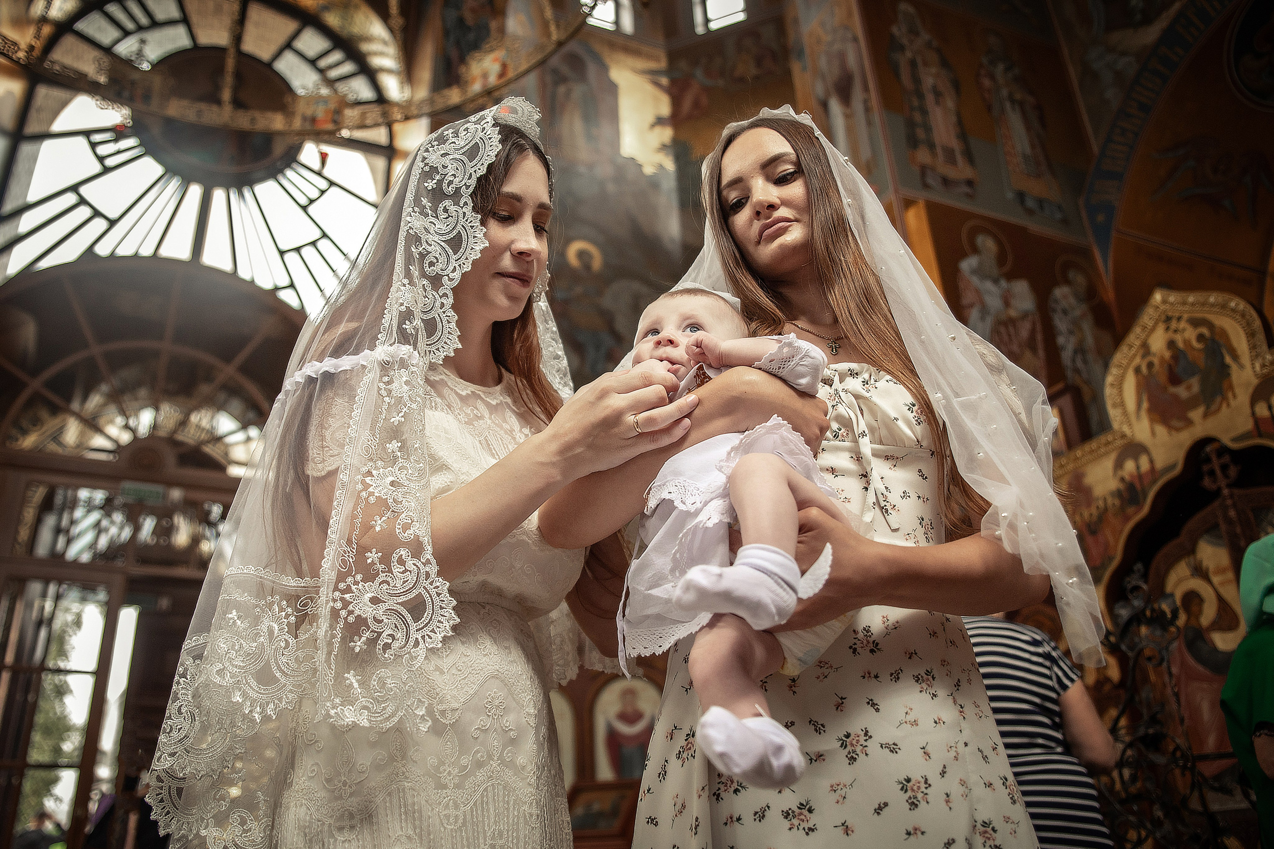 Таинство Крещения Романа, Храм Всех Святых Волгоград Мамаев Курган. Церковный, семейный и репортажный фотограф Волгоград, Волжский