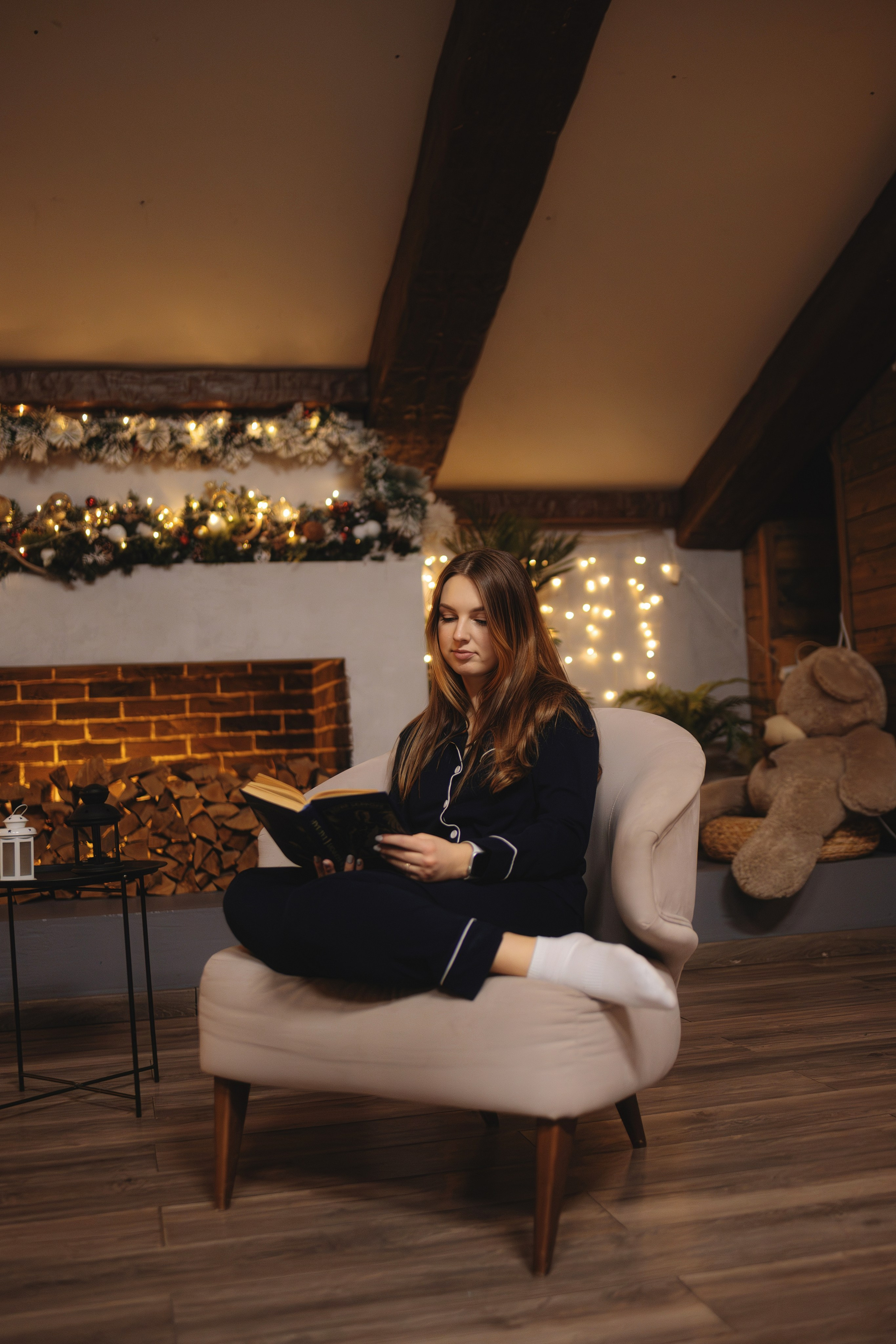 Семейная новогодняя фотосессия в пижамах. Семейный фотограф в Москве 📸