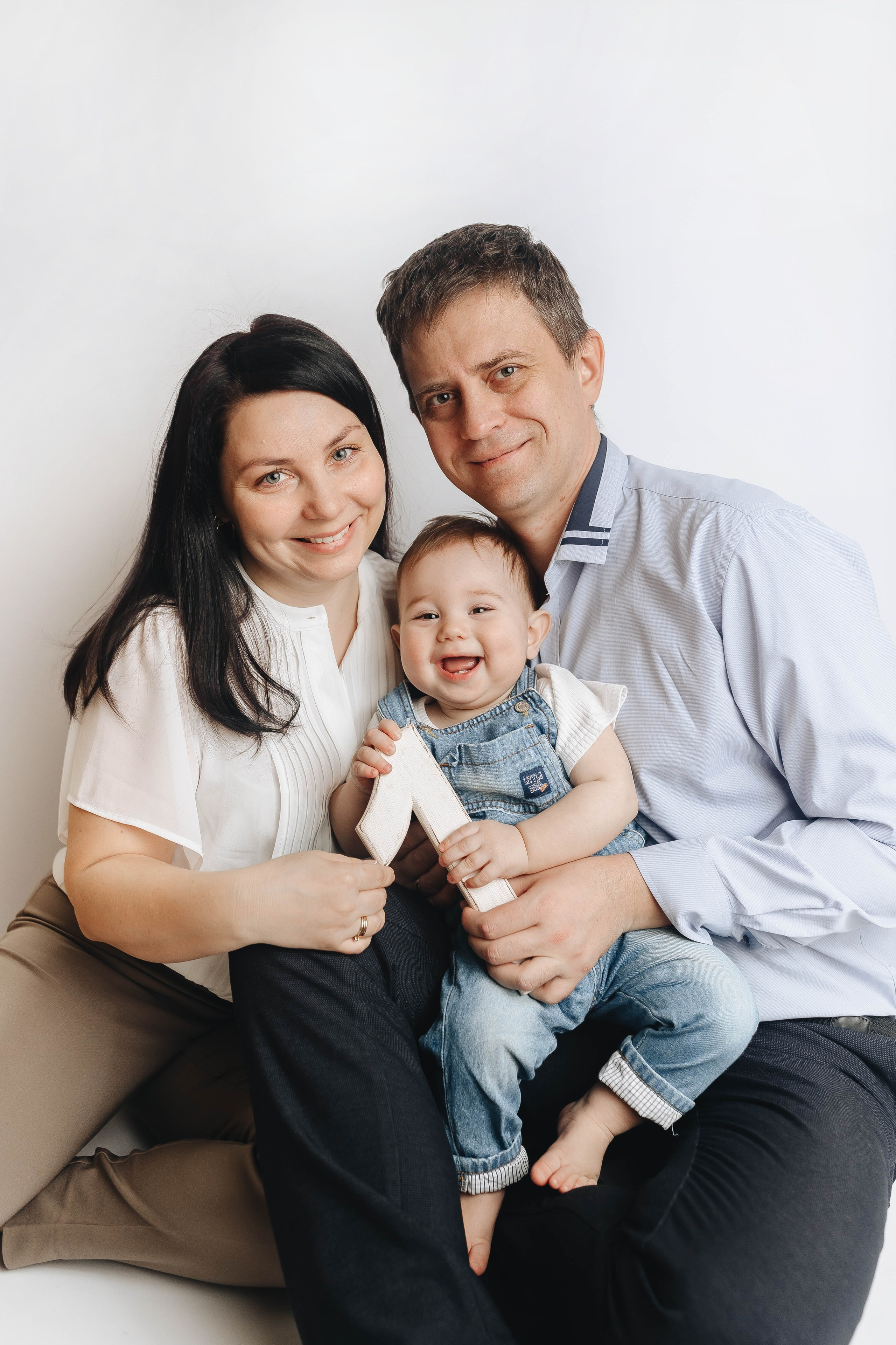 Семейные фото на годиках. Фотограф новорожденных Серпухов, Протвино, Москва I Марина Бурмистрова