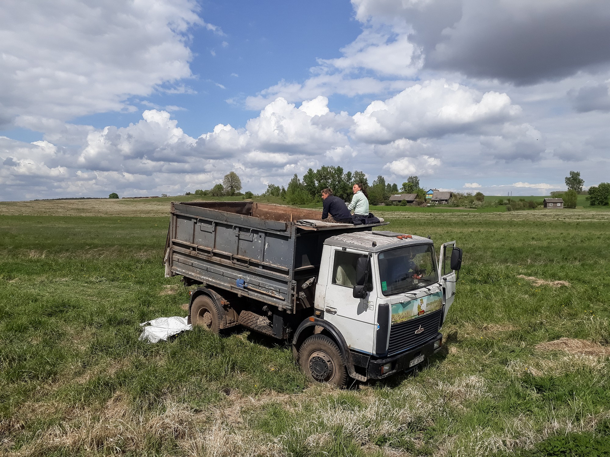 Belarus. Künstler Verstecktoff