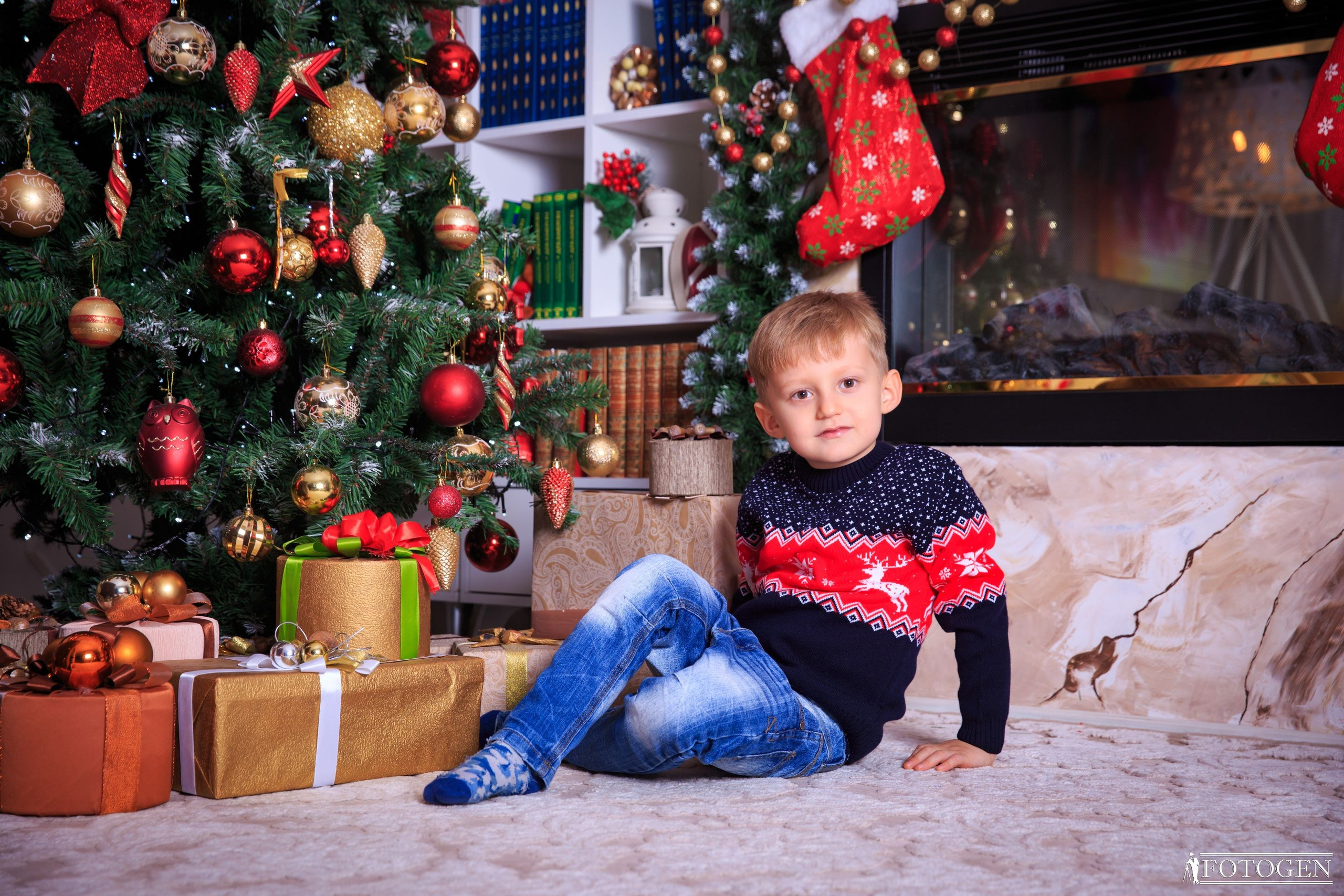 Портфолио новогодние фотосессии для детей в Краснодаре. Интерьерная фотостудия FOTOGEN г. Краснодар