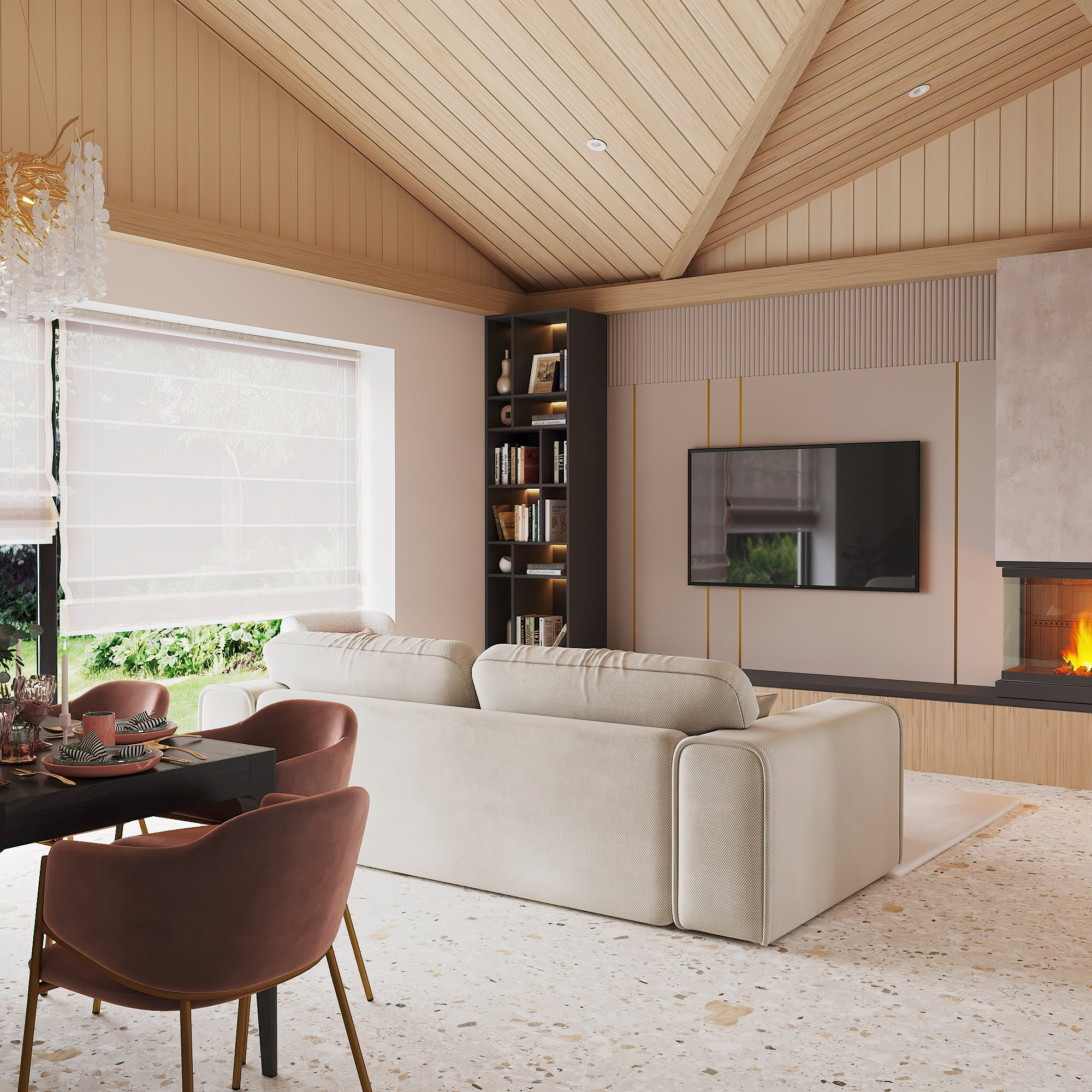 Частный дом в п. «Пески». Дизайнер интерьера в Санкт-Петербурге Ольга Рытаровская