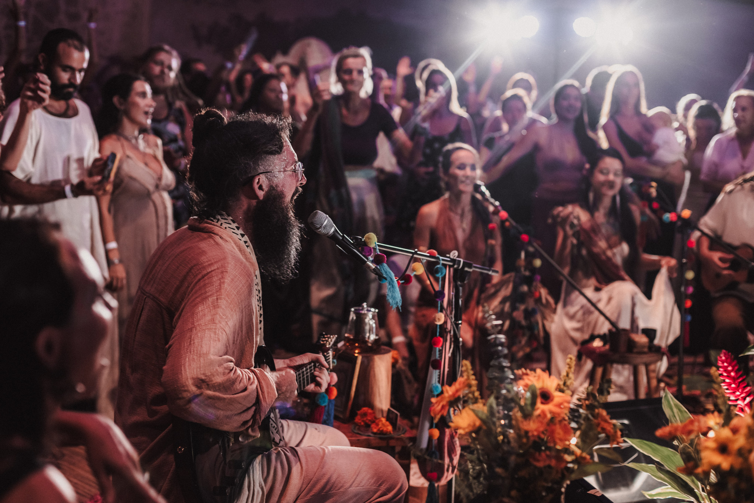 Hanuman Project kirtan at Alchemy march. Mariam Bagdasaryan