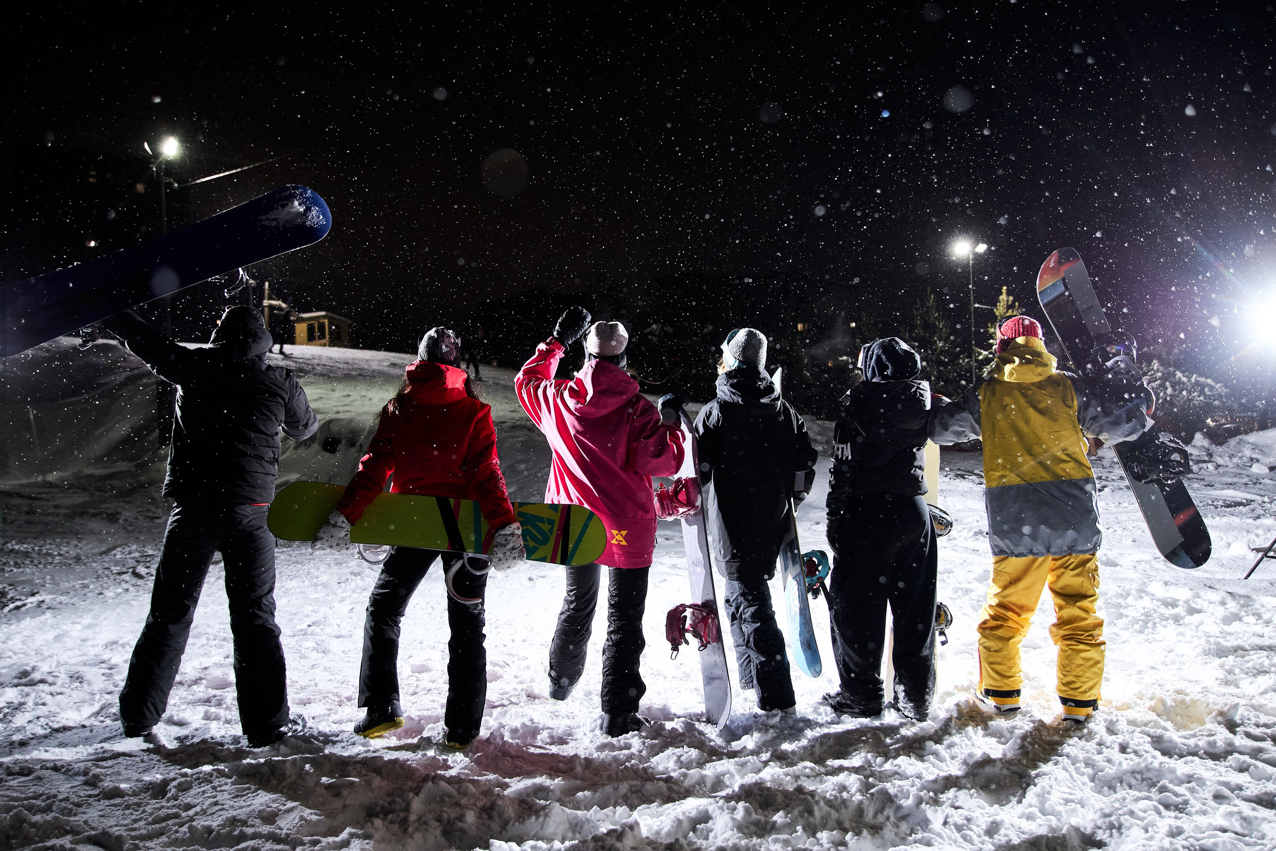 Сноубордисты. Фотограф Алексей Яковлев