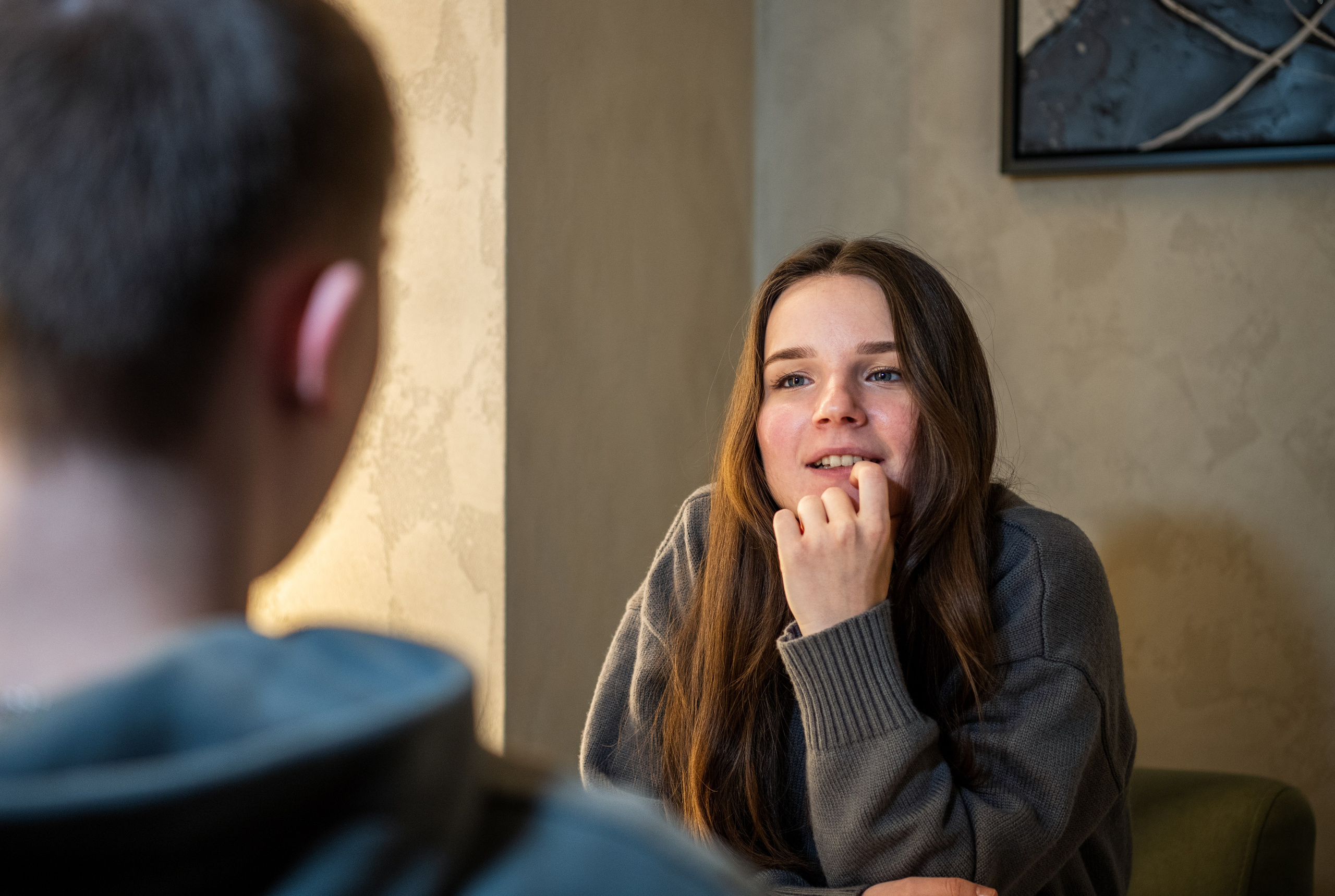 Love story влюблённой пары в зимнем Иваново