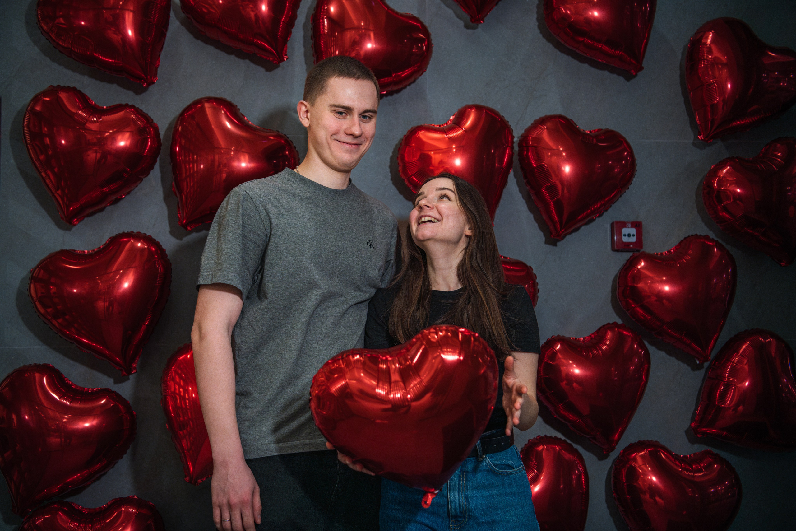 Love story влюблённой пары в зимнем Иваново